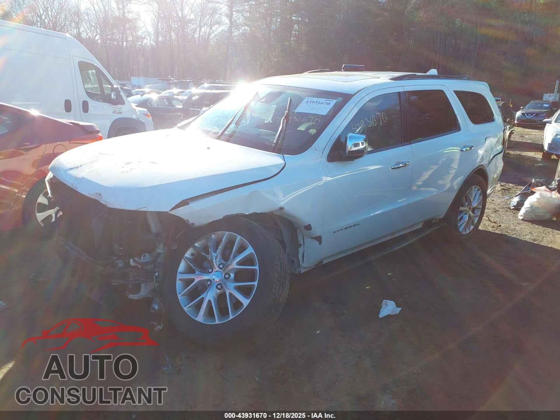 DODGE DURANGO 2014 - 1C4SDJET9EC345488