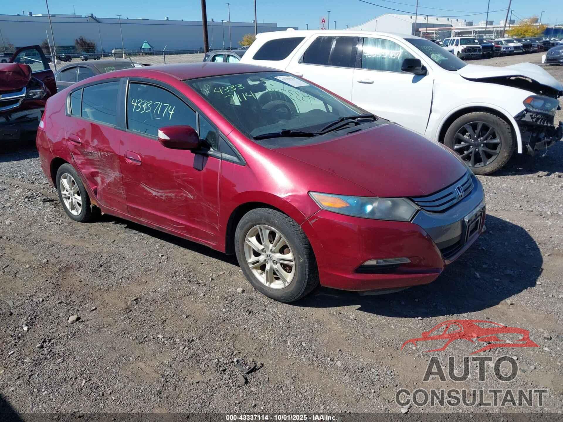 HONDA INSIGHT 2010 - JHMZE2H74AS021105