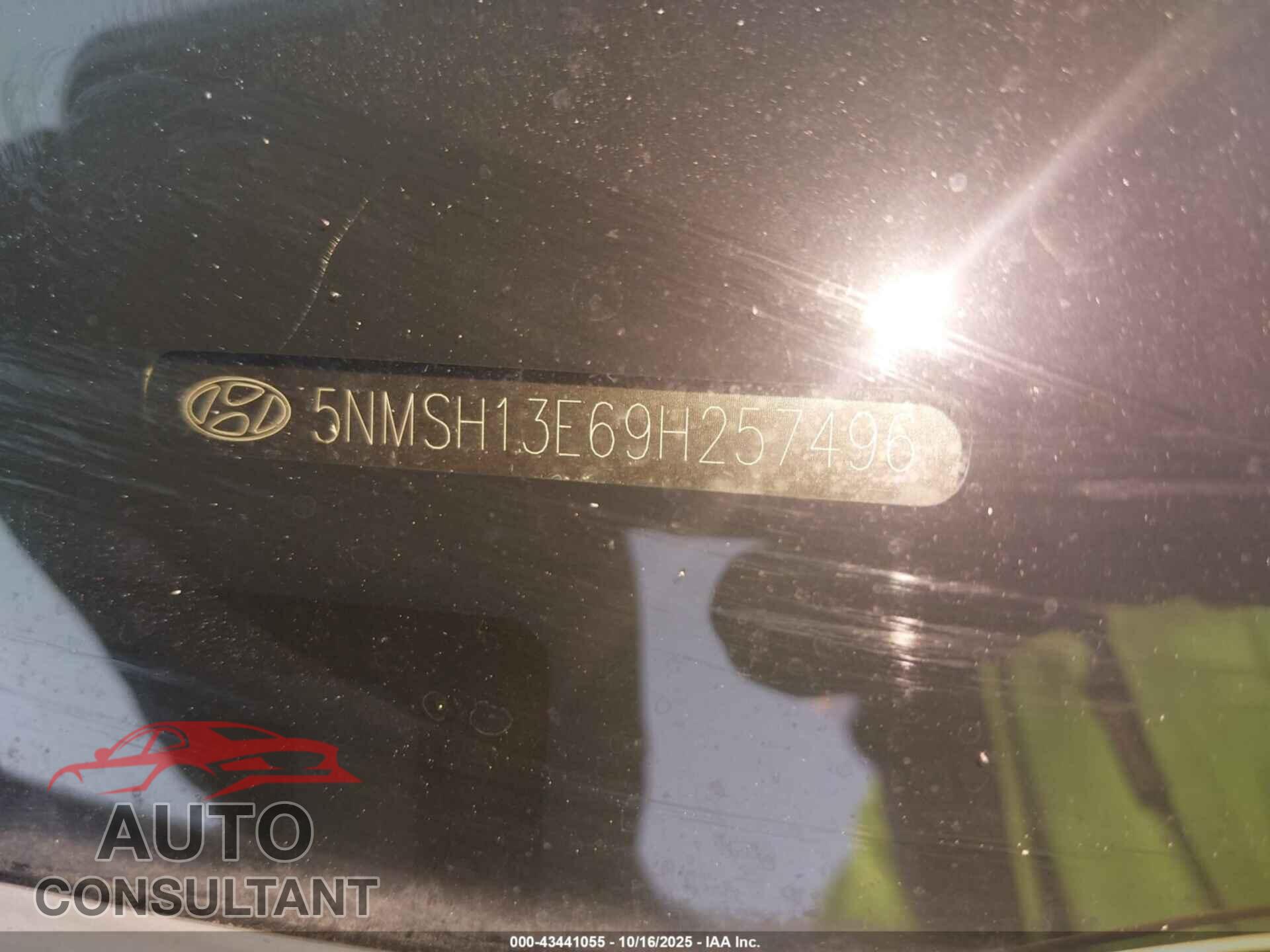 HYUNDAI SANTA FE 2009 - 5NMSH13E69H257496