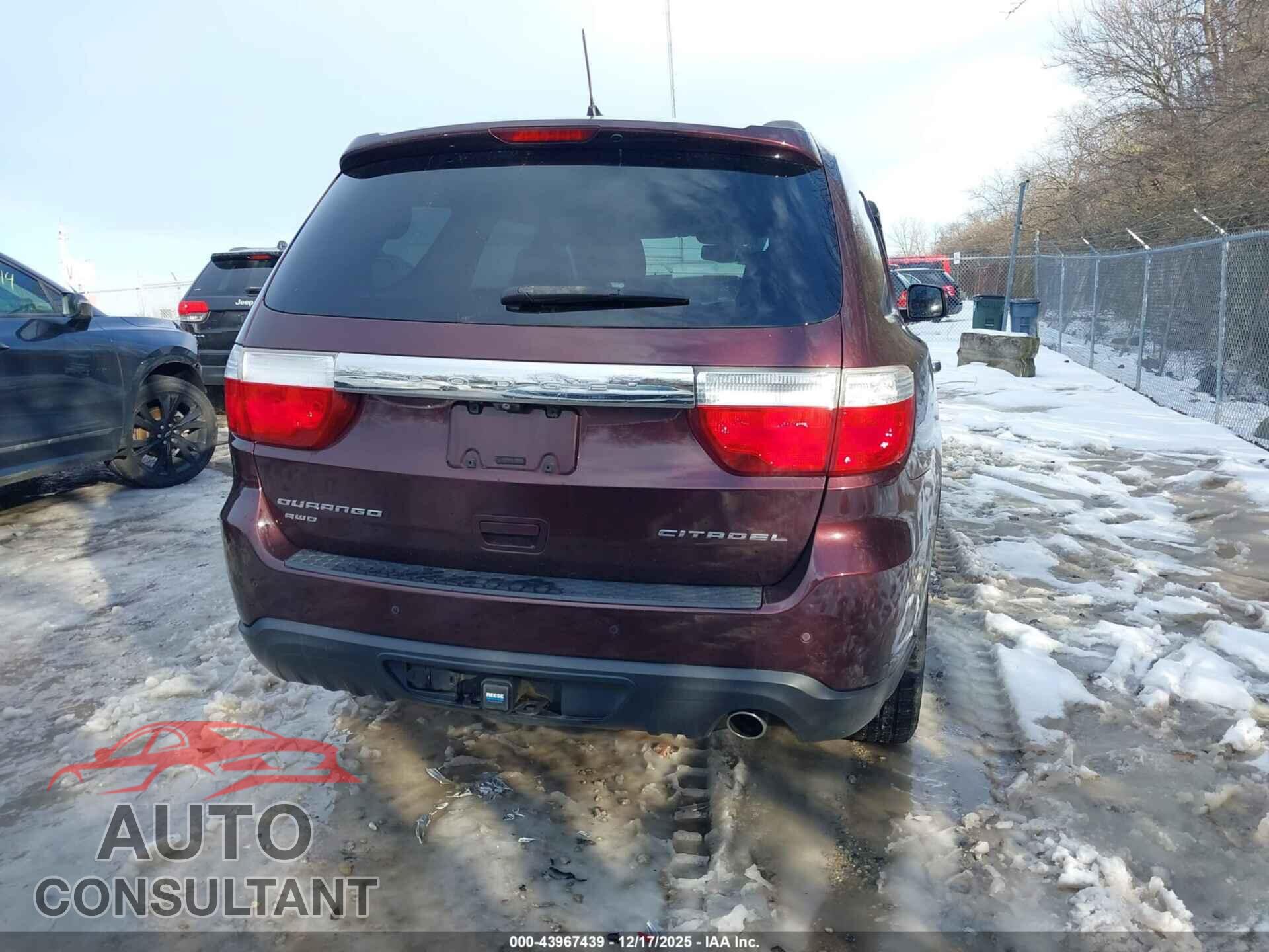DODGE DURANGO 2012 - 1C4RDJEG5CC336544