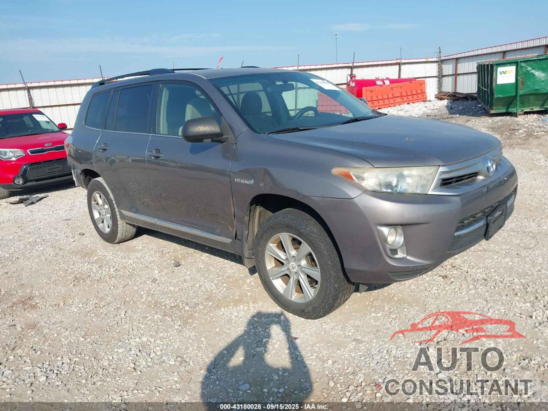 TOYOTA HIGHLANDER HYBRID 2011 - JTEBC3EH5B2002975