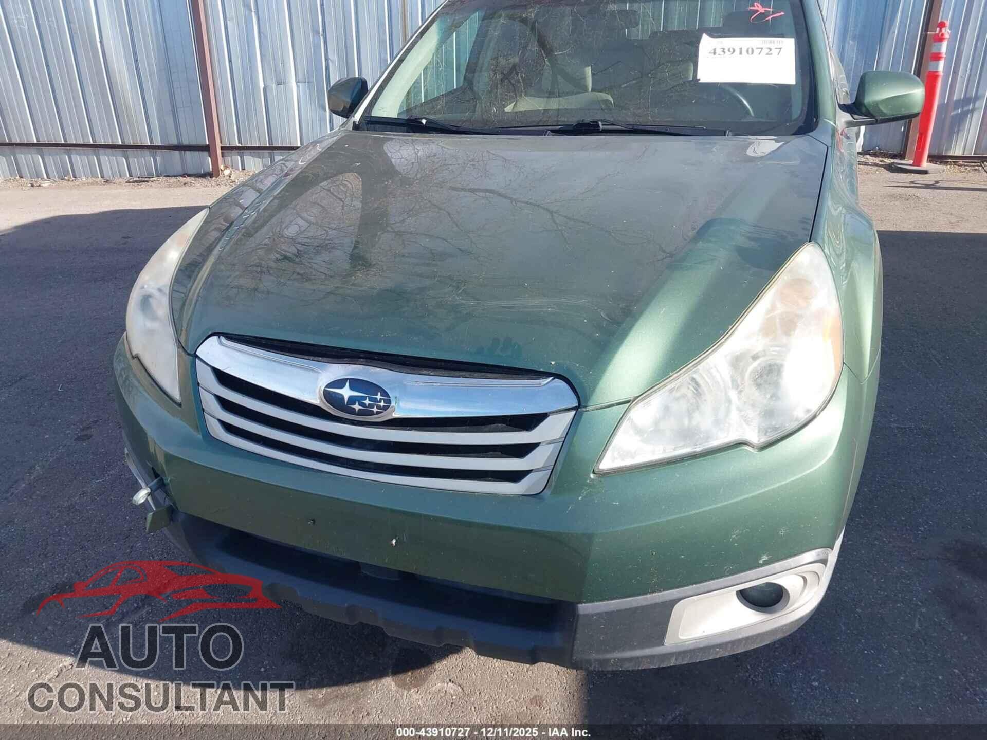 SUBARU OUTBACK 2011 - 4S4BRBFC6B3365601