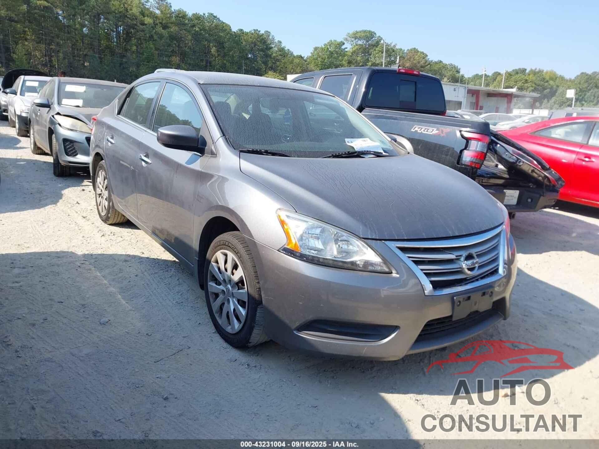 NISSAN SENTRA 2015 - 3N1AB7APXFY318146