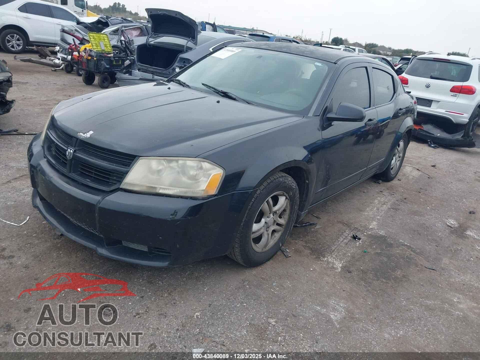 DODGE AVENGER 2010 - 1B3CC4FB6AN185682