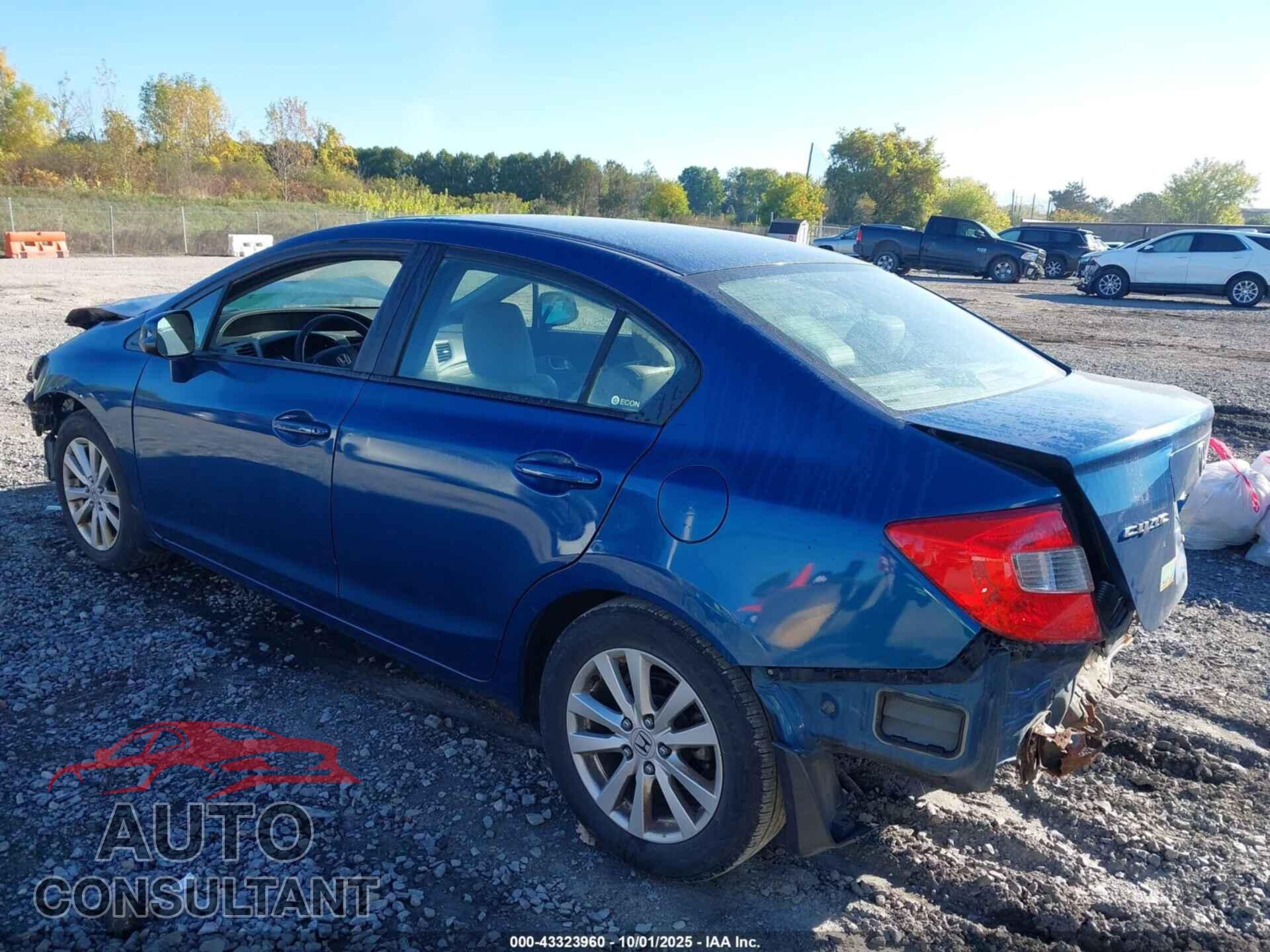 HONDA CIVIC 2012 - 2HGFB2F98CH546696