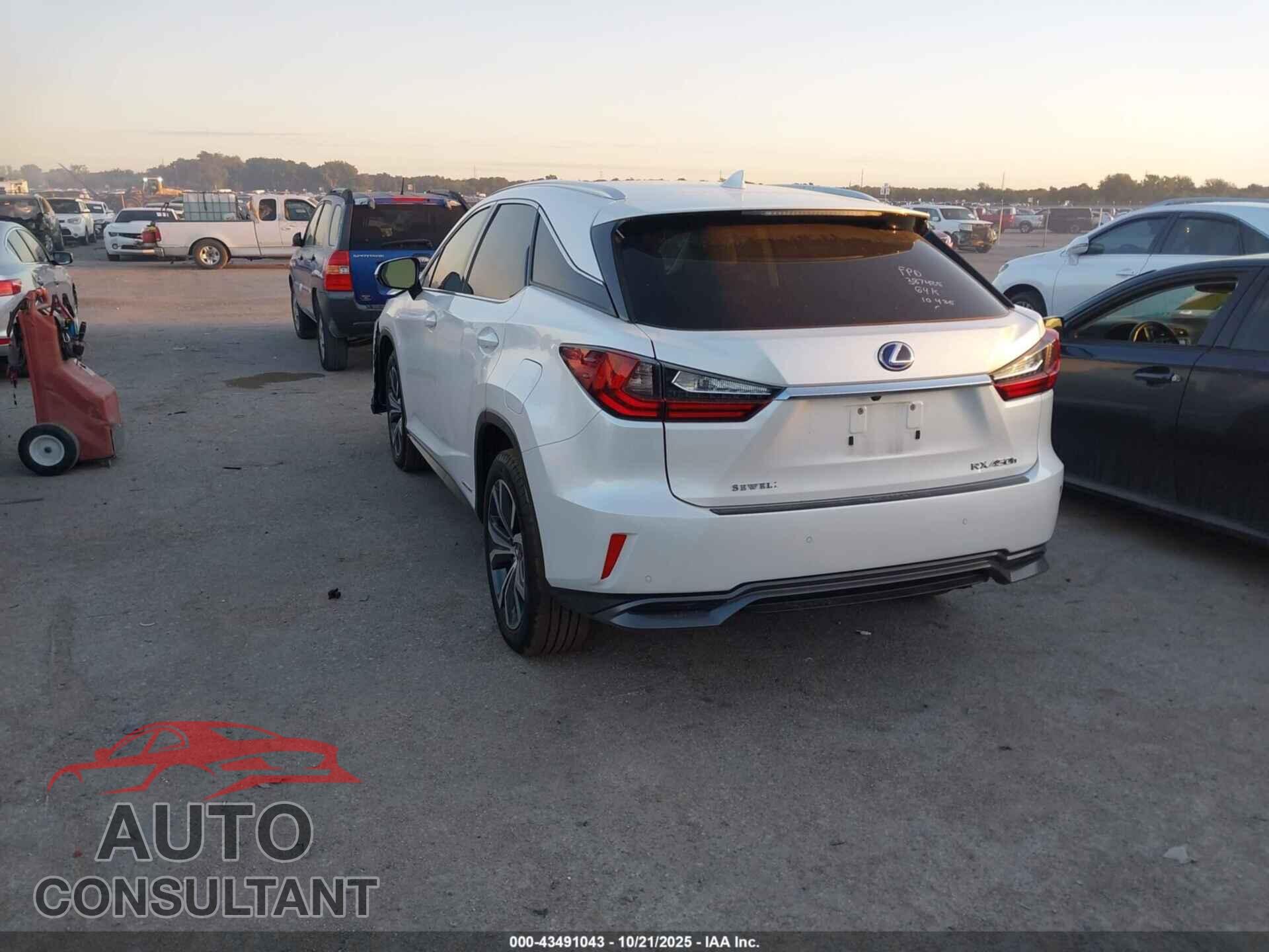 LEXUS RX 450H 2017 - 2T2BGMCA9HC016324