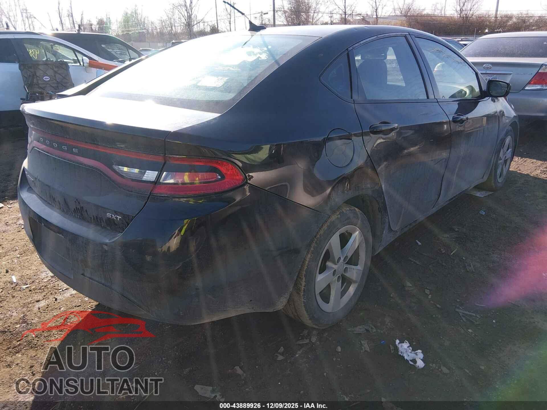 DODGE DART 2015 - 1C3CDFBB1FD286501
