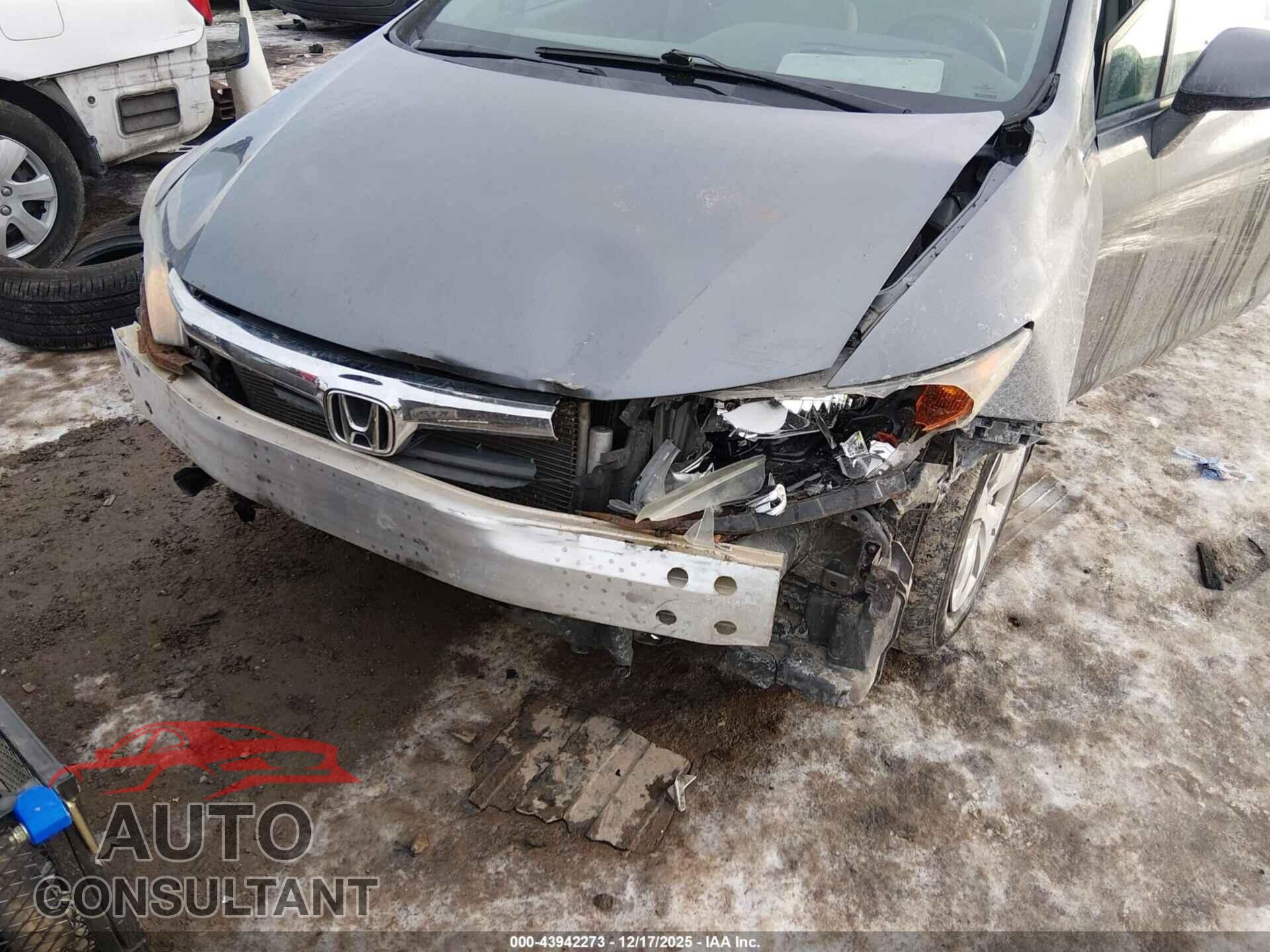 HONDA CIVIC 2012 - 19XFB2F55CE001367