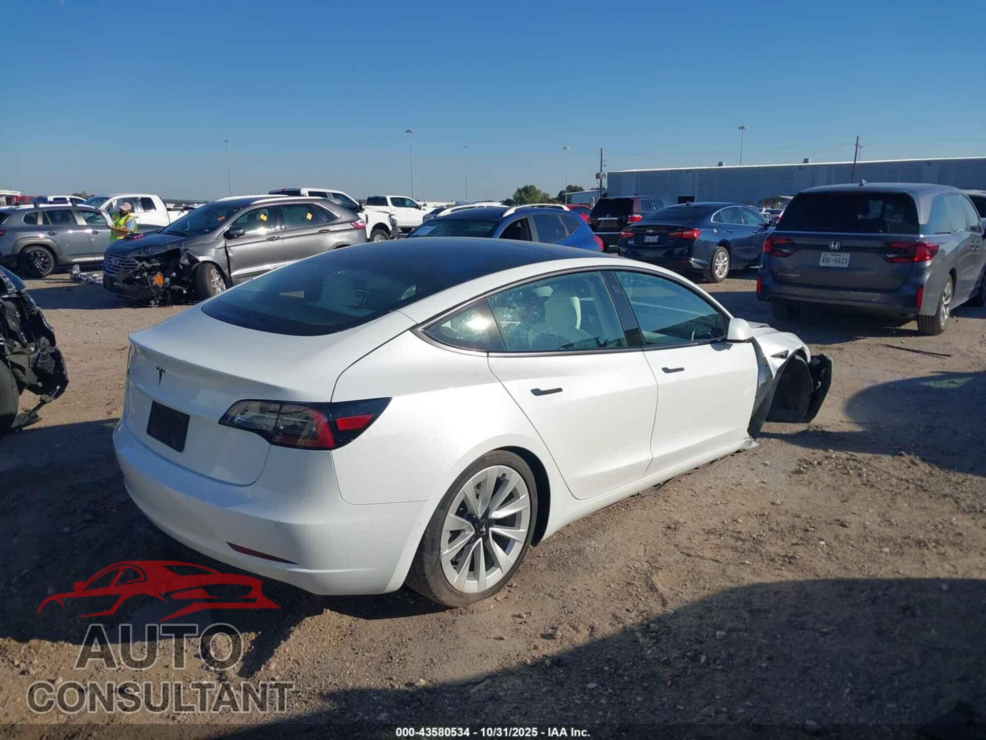 TESLA MODEL 3 2021 - 5YJ3E1EA0MF870053