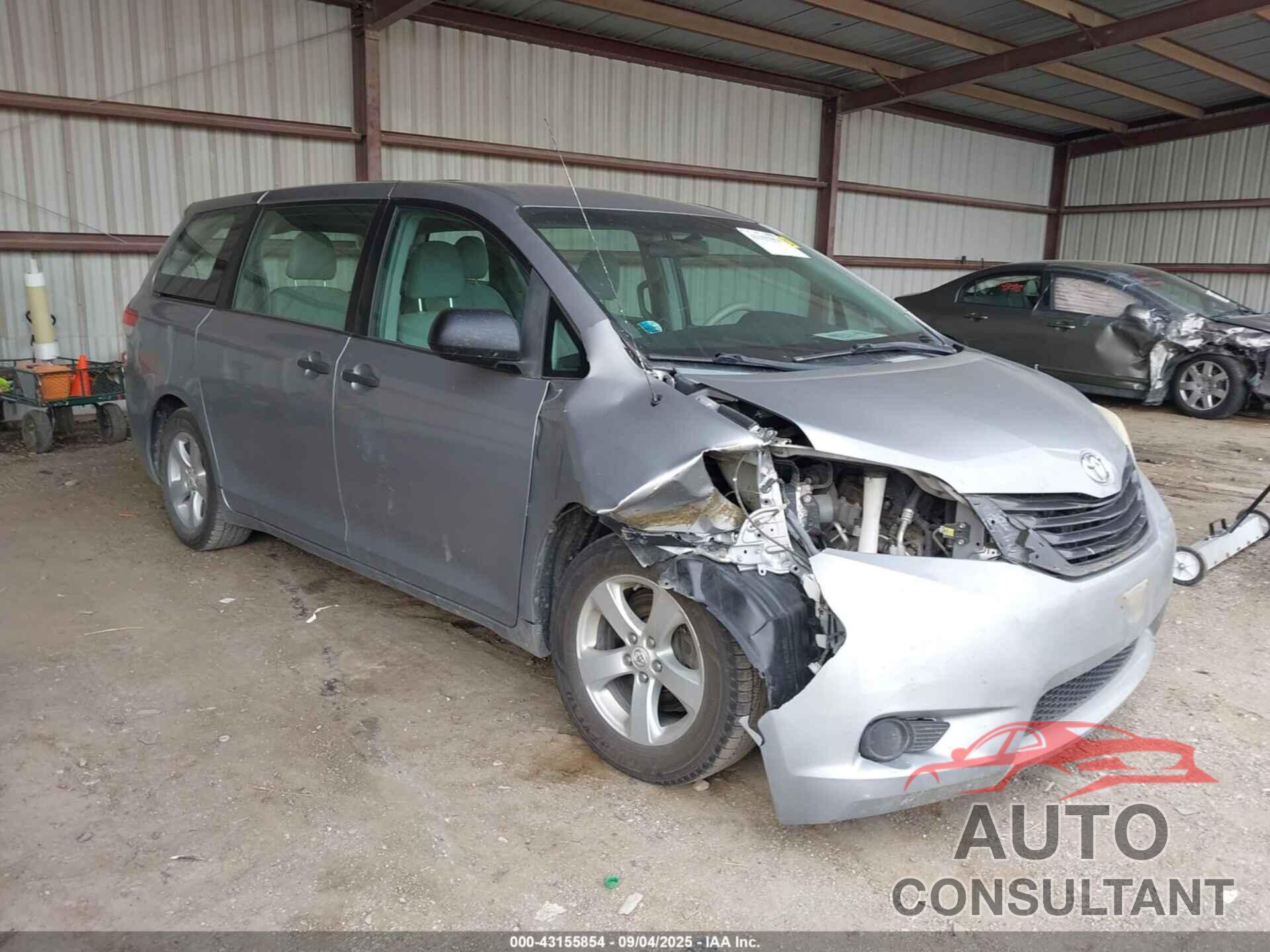 TOYOTA SIENNA 2011 - 5TDZK3DCXBS096596