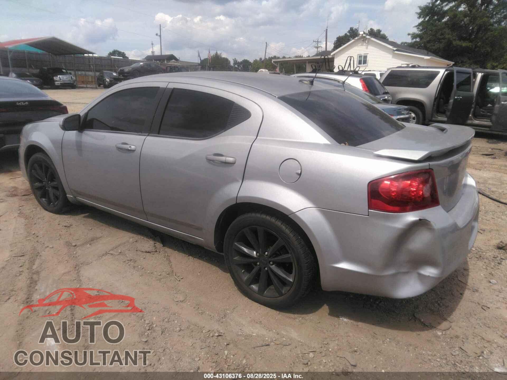 DODGE AVENGER 2013 - 1C3CDZCB8DN655751