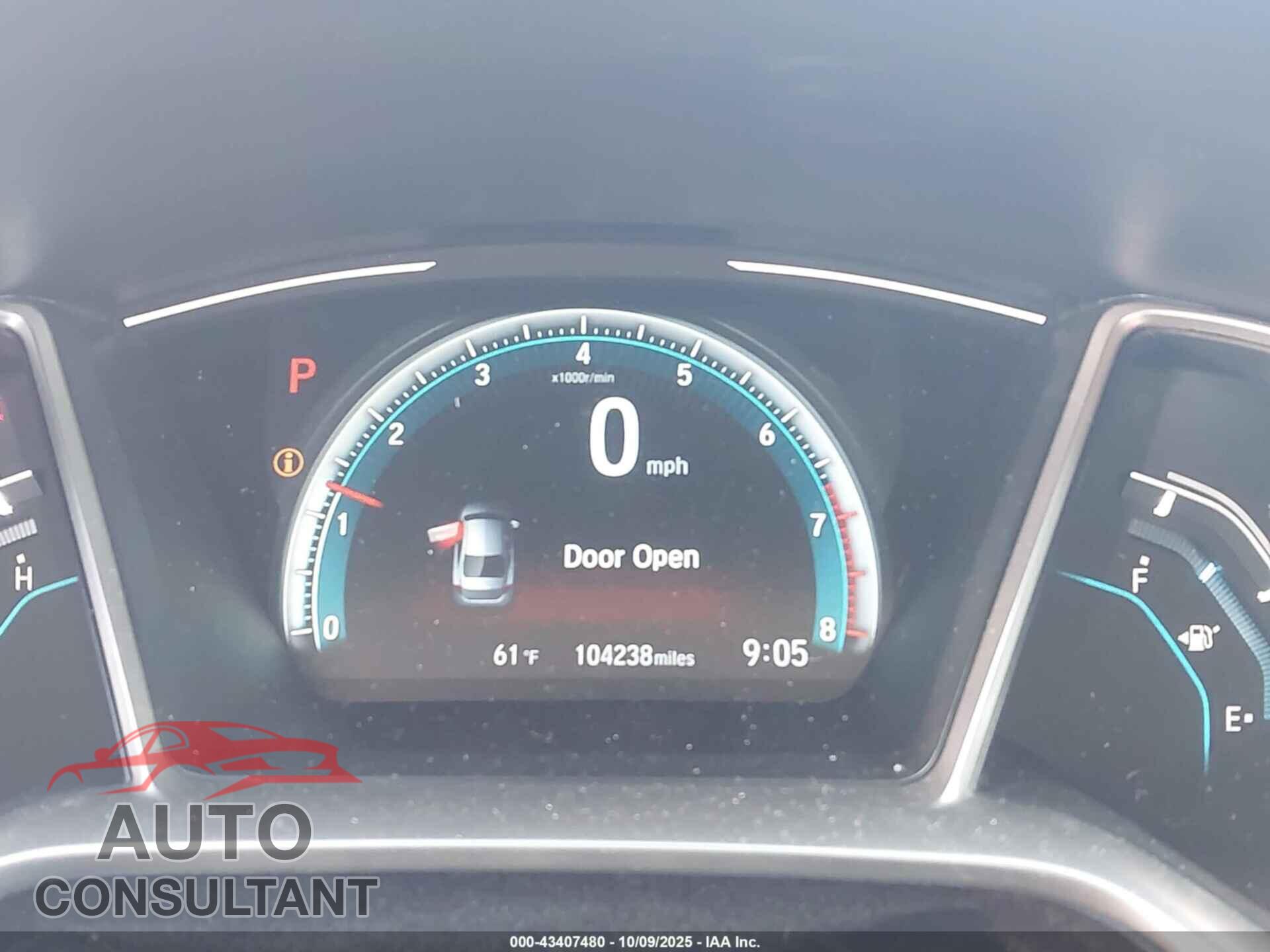 HONDA CIVIC 2017 - 2HGFC2F75HH534735