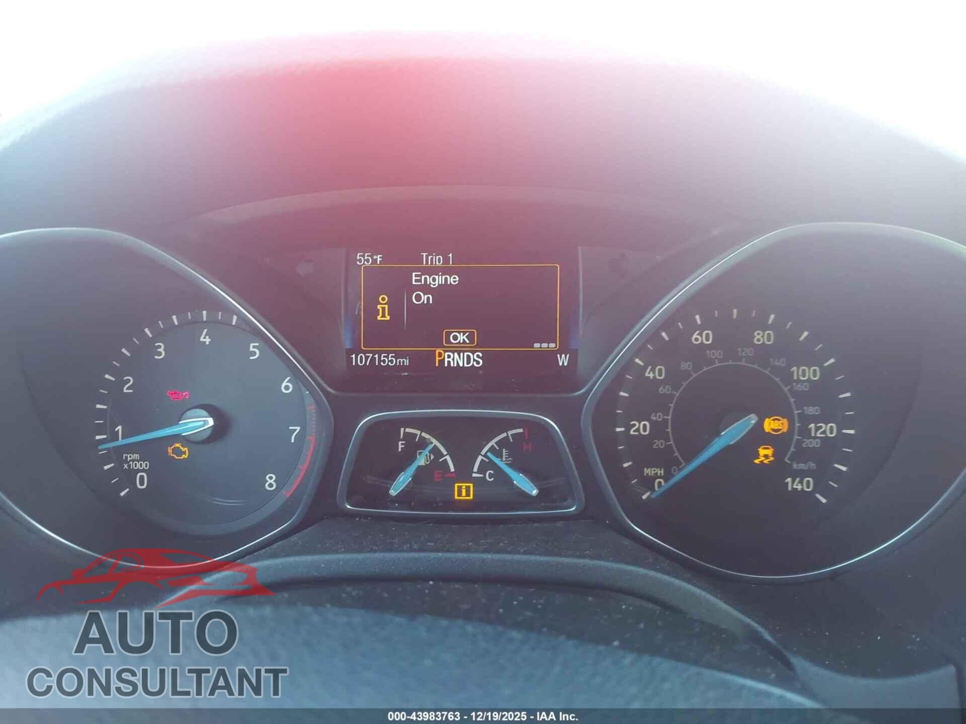 FORD FOCUS 2016 - 1FADP3KE7GL389404