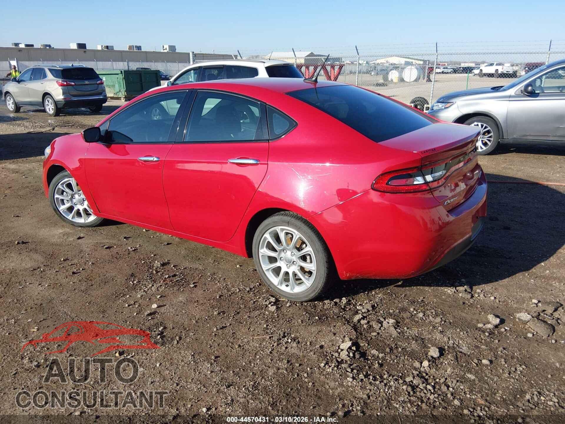 DODGE DART 2013 - 1C3CDFCA6DD315722