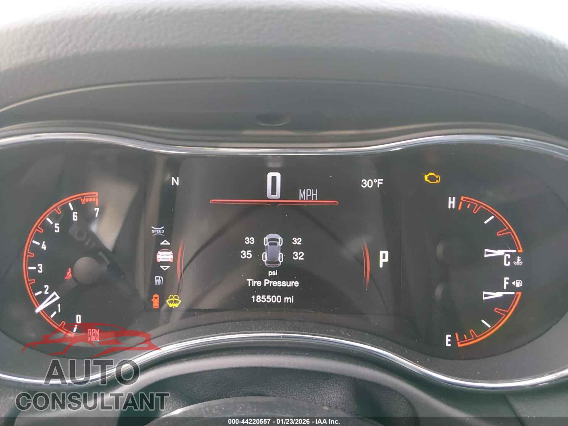 DODGE DURANGO 2017 - 1C4RDJDGXHC839897