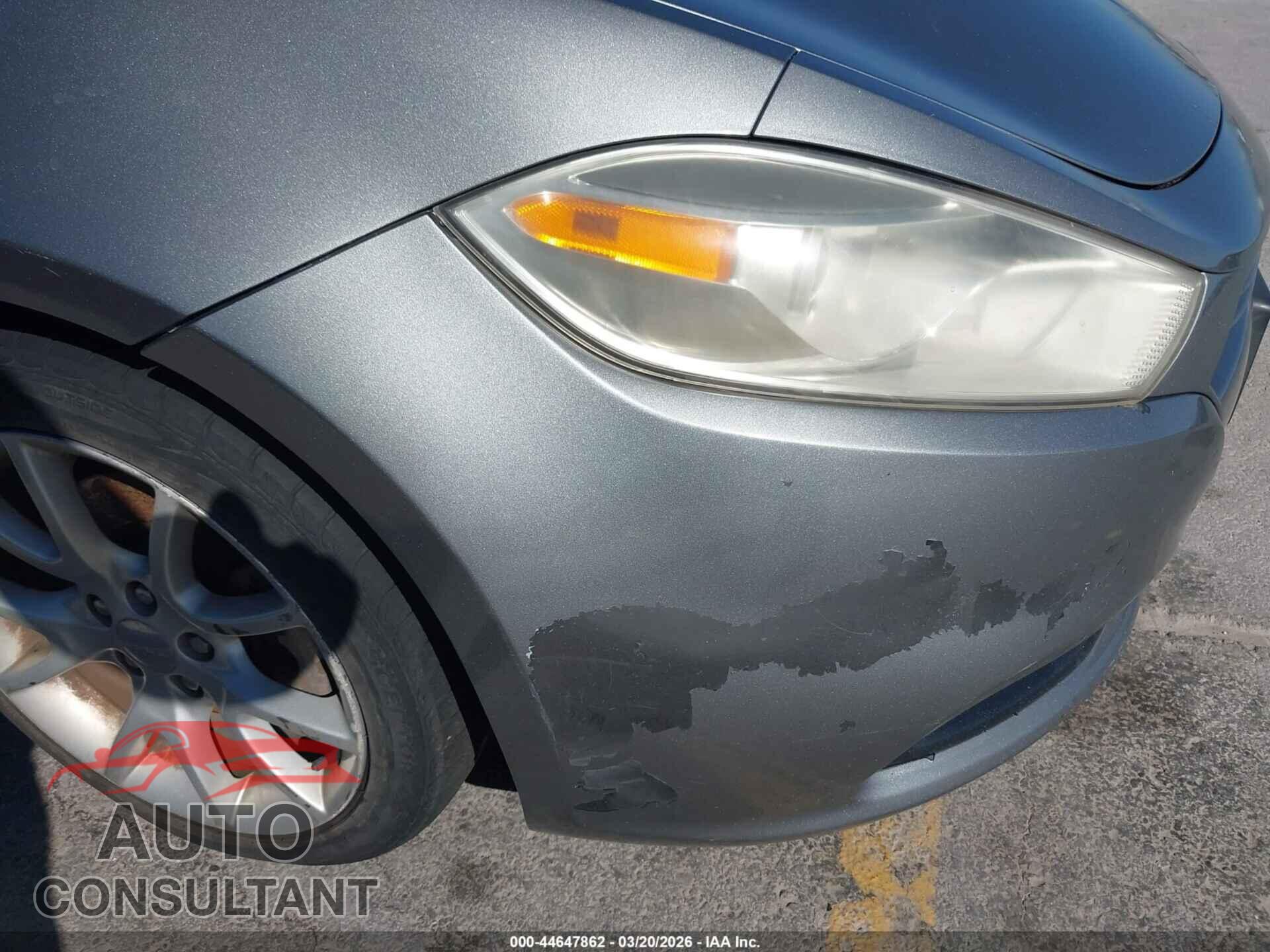 DODGE DART 2013 - 1C3CDFBA9DD148824