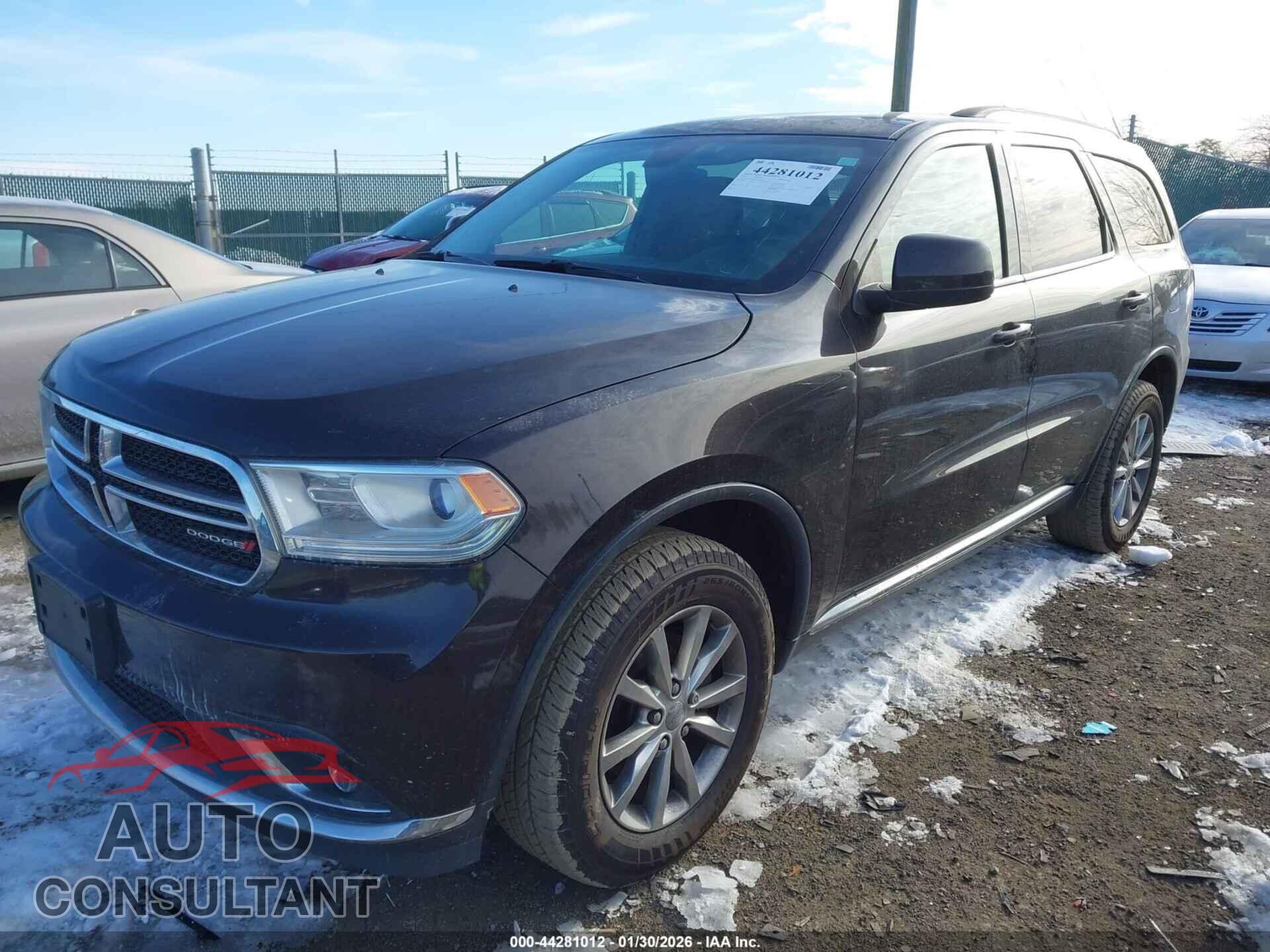 DODGE DURANGO 2017 - 1C4RDJAG4HC619465