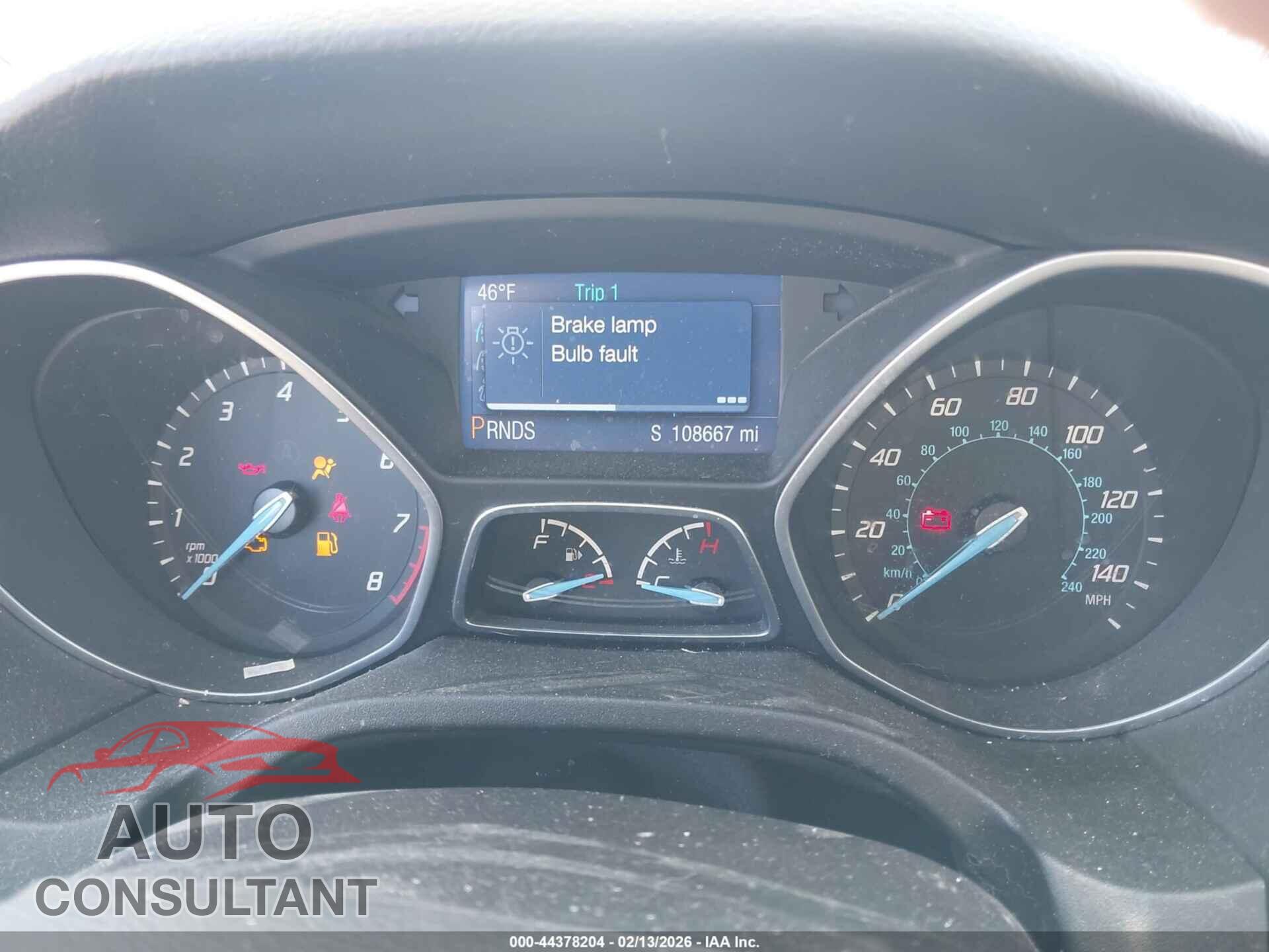 FORD FOCUS 2014 - 1FADP3F21EL205717