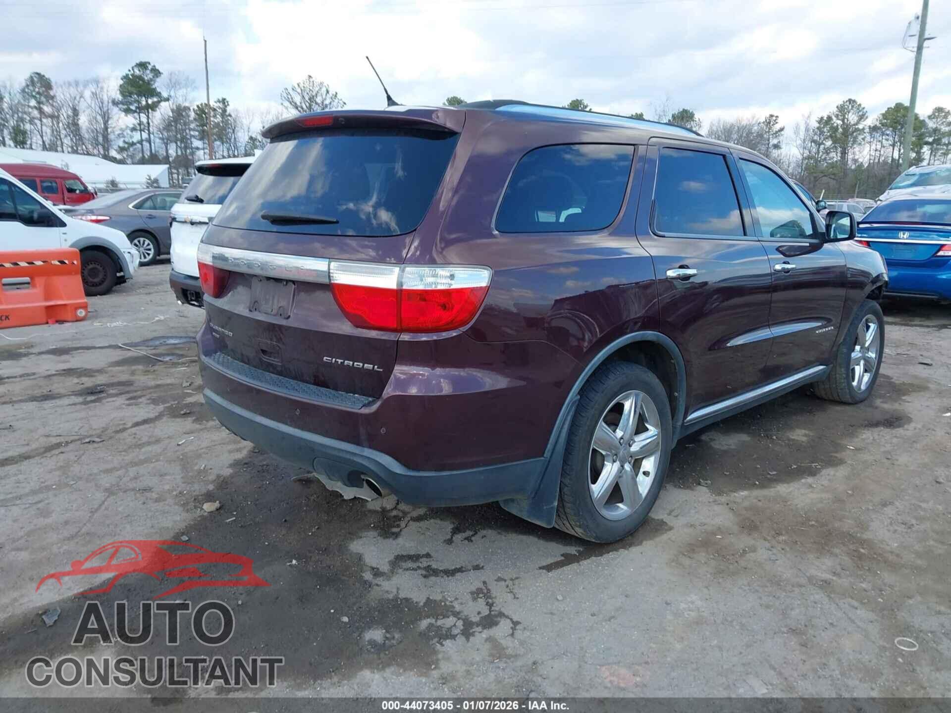 DODGE DURANGO 2012 - 1C4RDJEG1CC291960