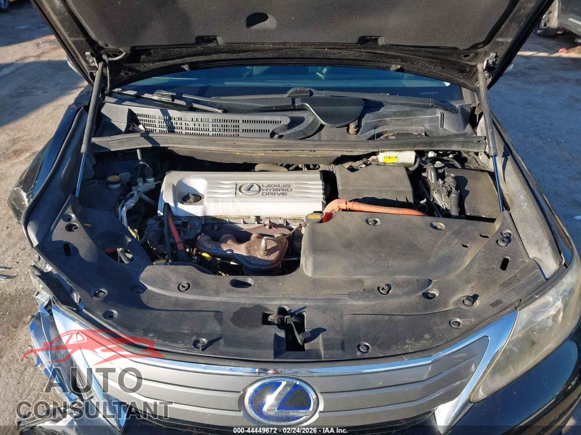 LEXUS HS 250H 2010 - JTHBB1BA8A2019625