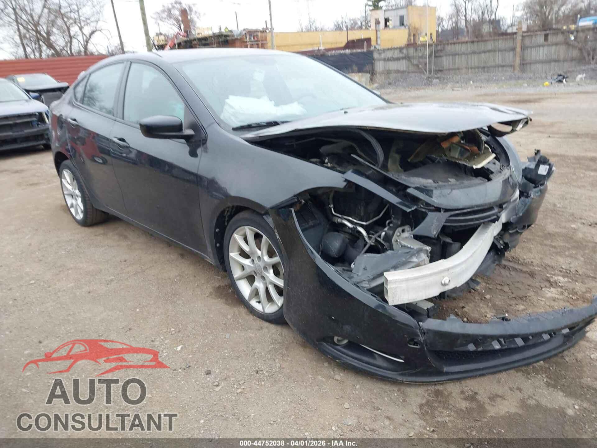 DODGE DART 2013 - 1C3CDFBA3DD118122