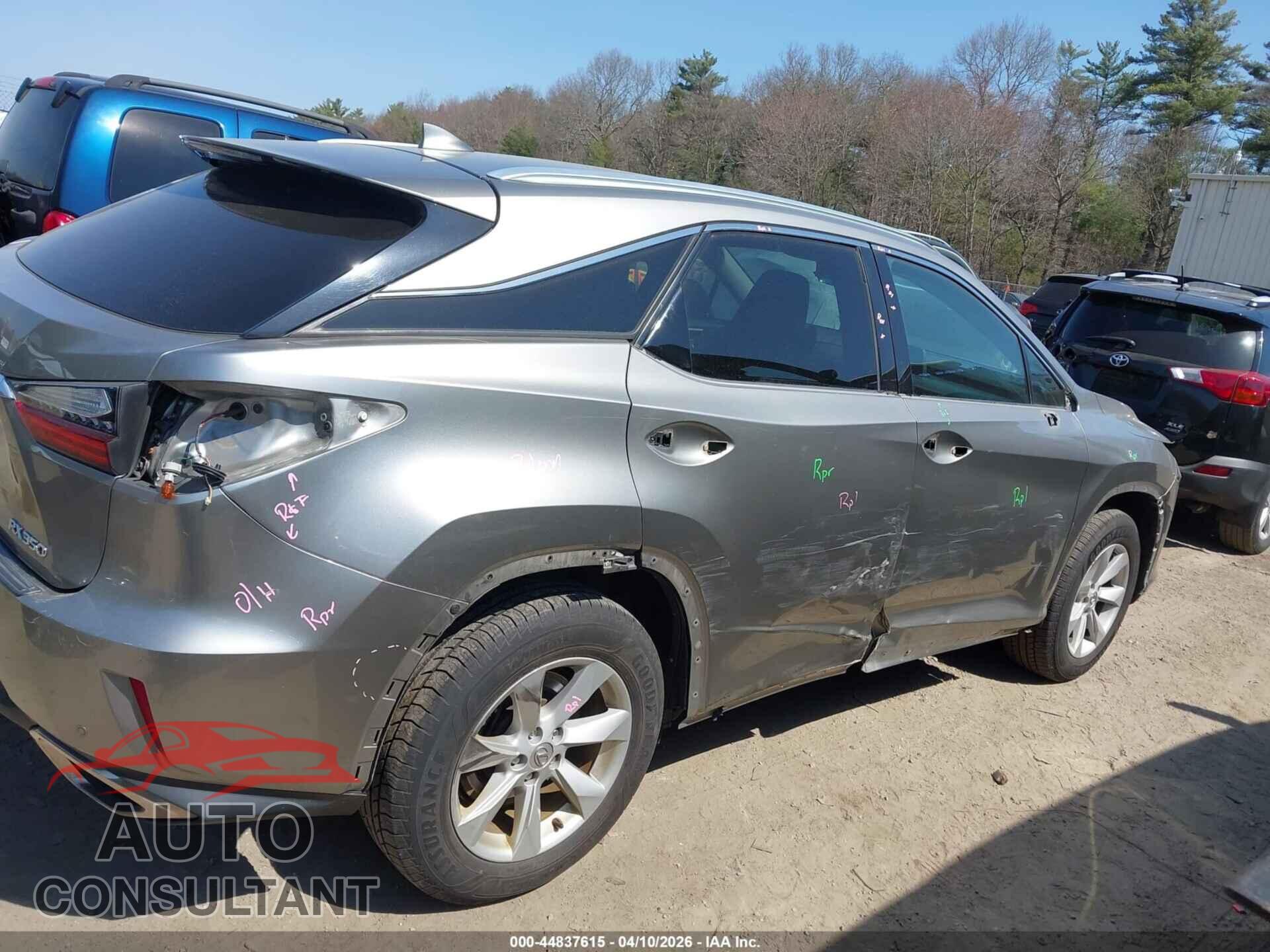 LEXUS RX 350 2017 - 2T2BZMCA0HC060660