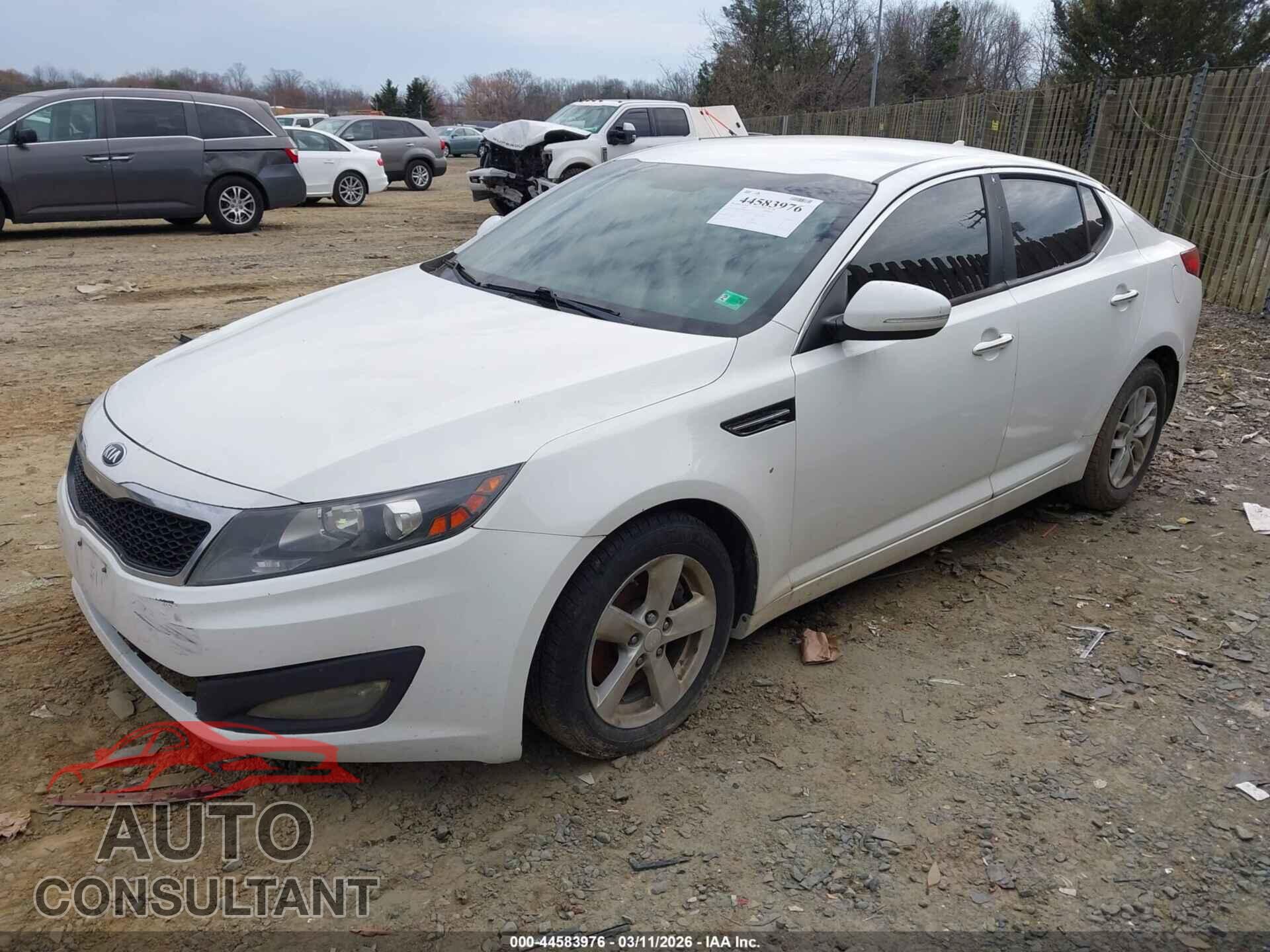 KIA OPTIMA 2013 - KNAGM4A7XD5392061