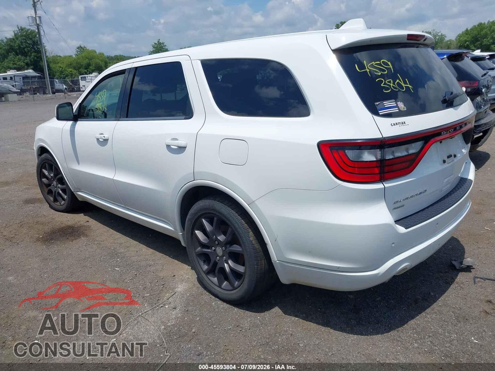 DODGE DURANGO 2017 - 1C4SDJCTXHC732980