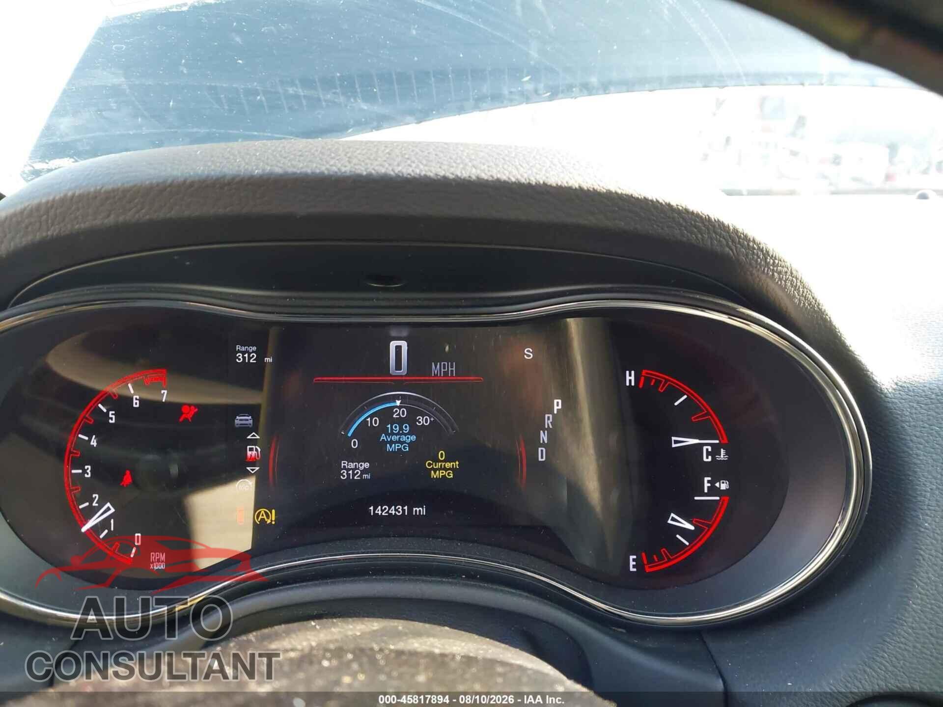 DODGE DURANGO 2019 - 1C4RDJDG0KC722112