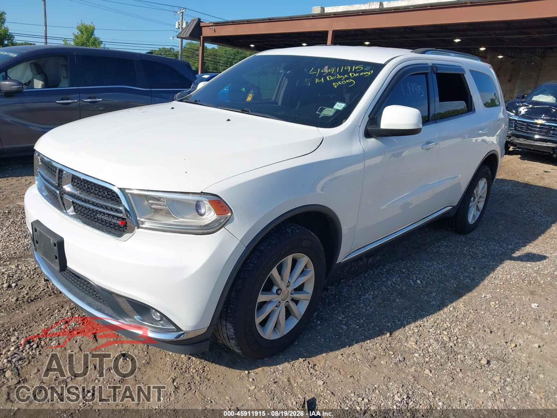 DODGE DURANGO 2014 - 1C4RDJAG2EC314414