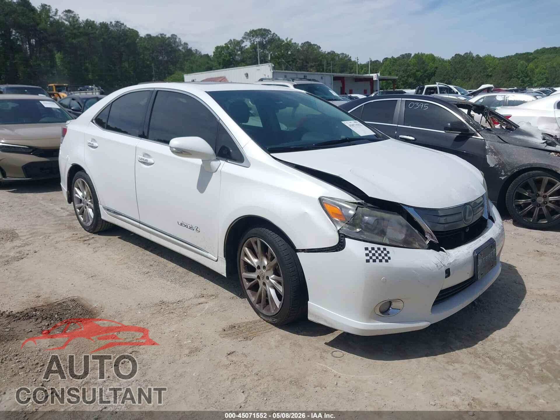 LEXUS HS 250H 2010 - JTHBB1BA7A2003805