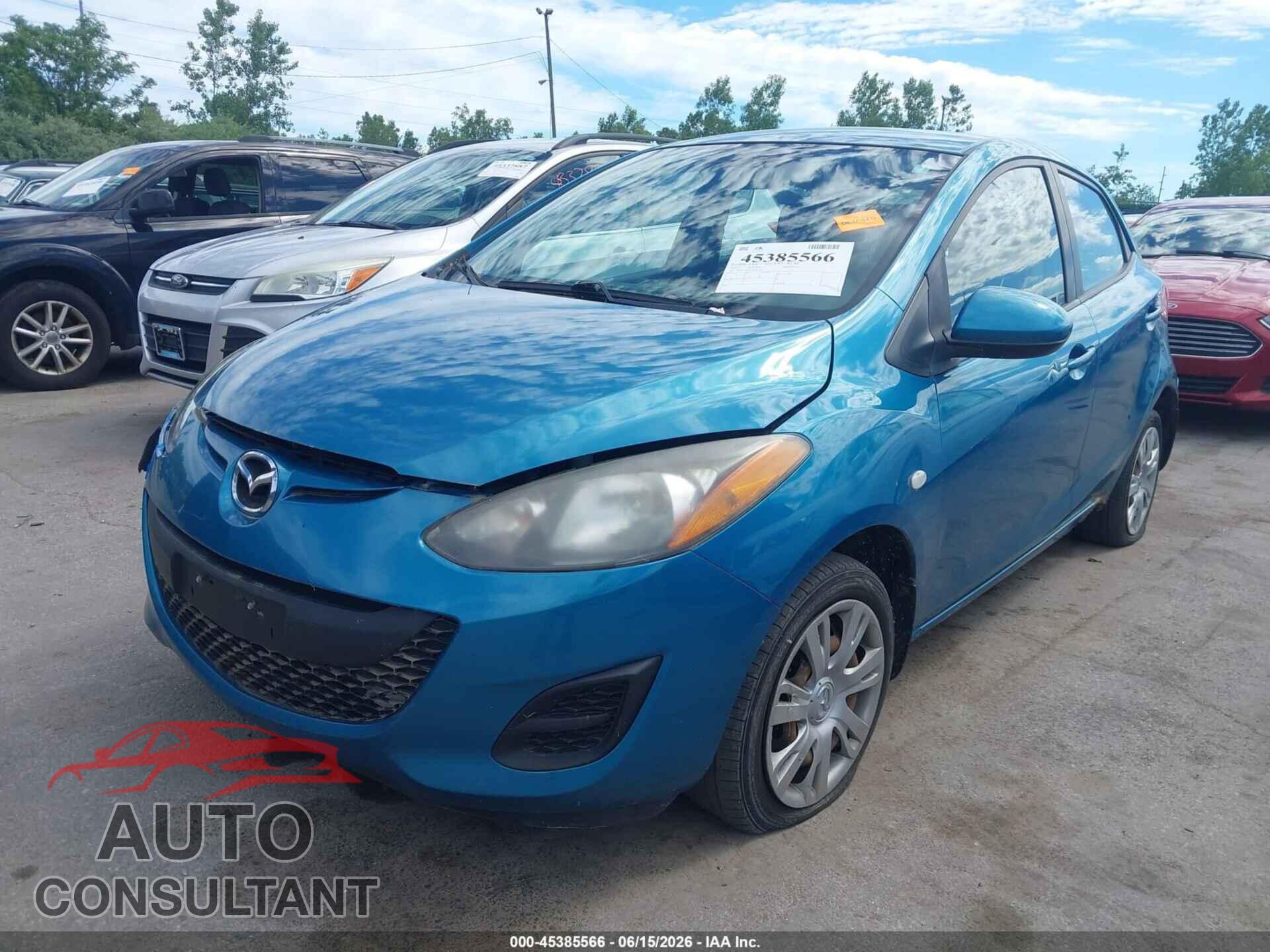 MAZDA MAZDA2 2012 - JM1DE1KY3C0151138