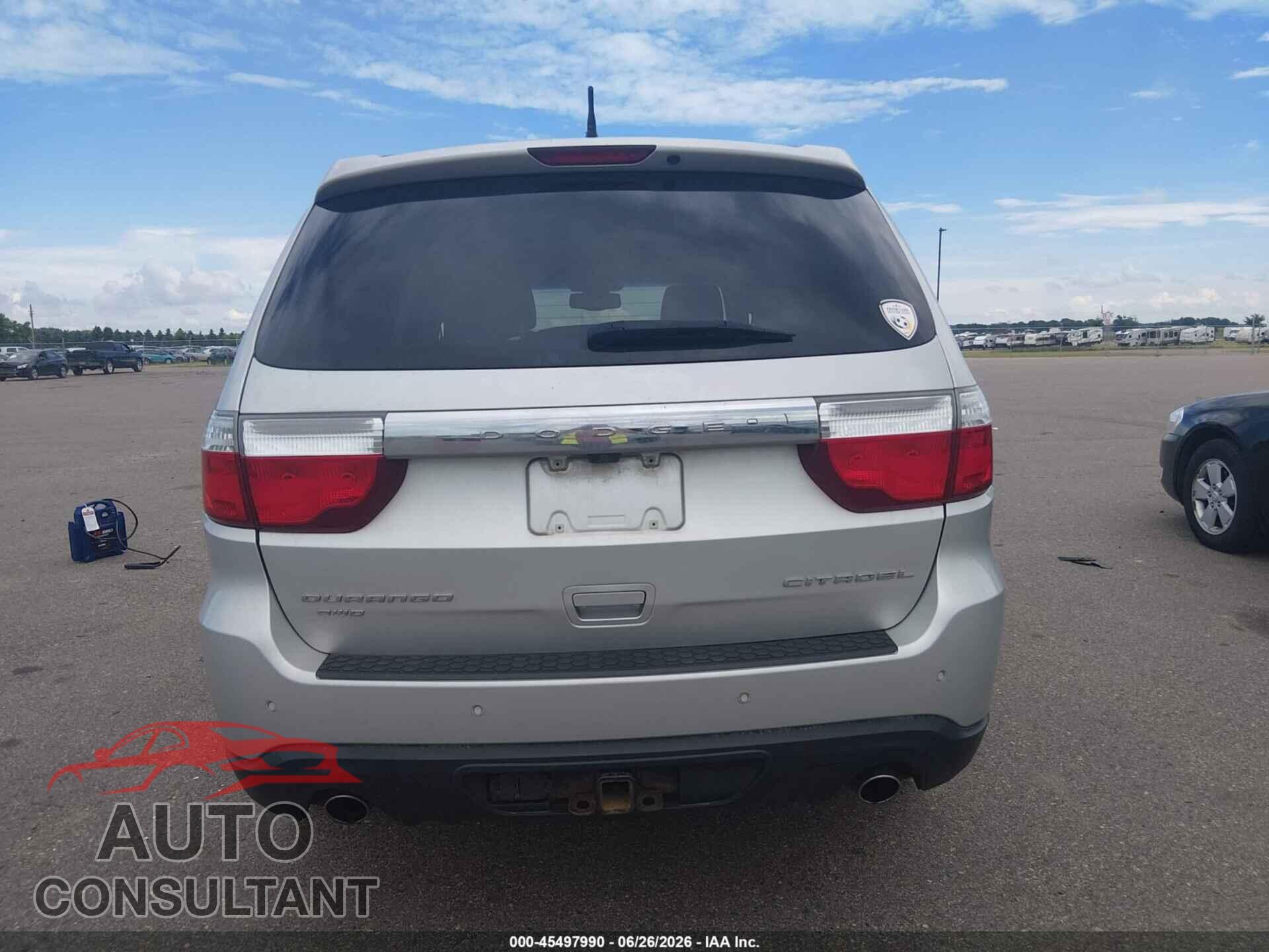 DODGE DURANGO 2012 - 1C4SDJET8CC192566