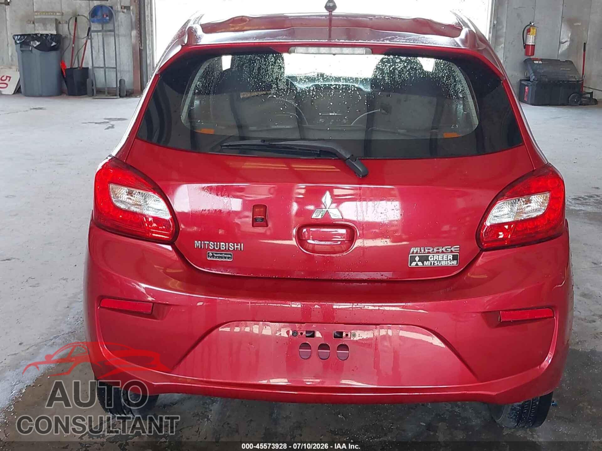 MITSUBISHI MIRAGE 2019 - ML32A3HJ5KH008803