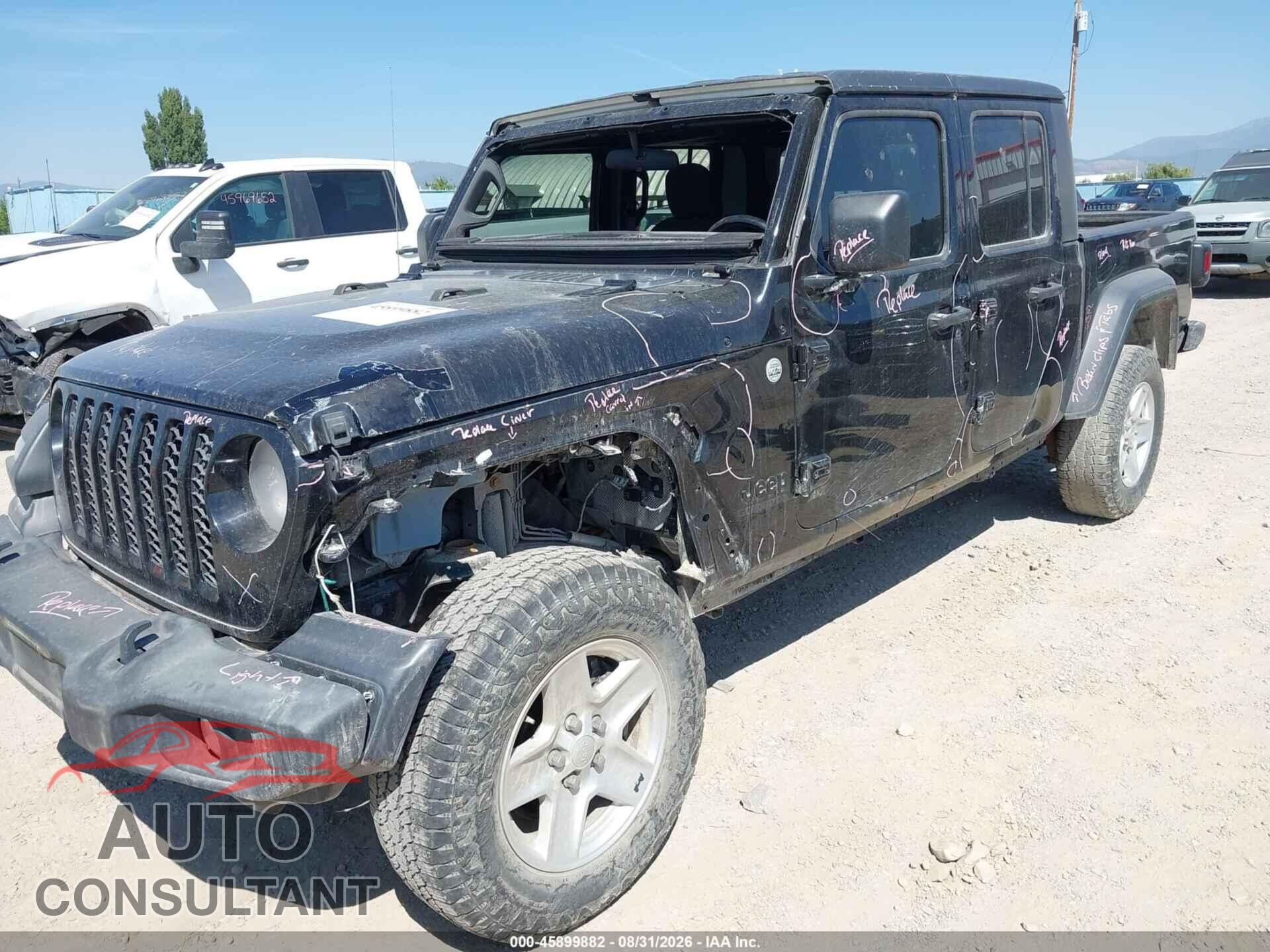 JEEP GLADIATOR 2020 - 1C6HJTAG7LL123527