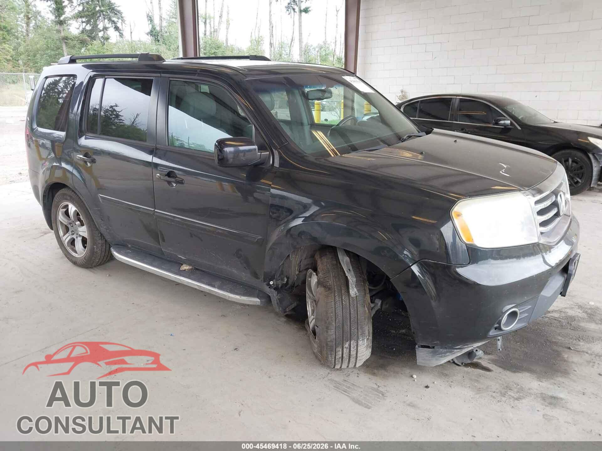 HONDA PILOT 2012 - 5FNYF4H77CB075343
