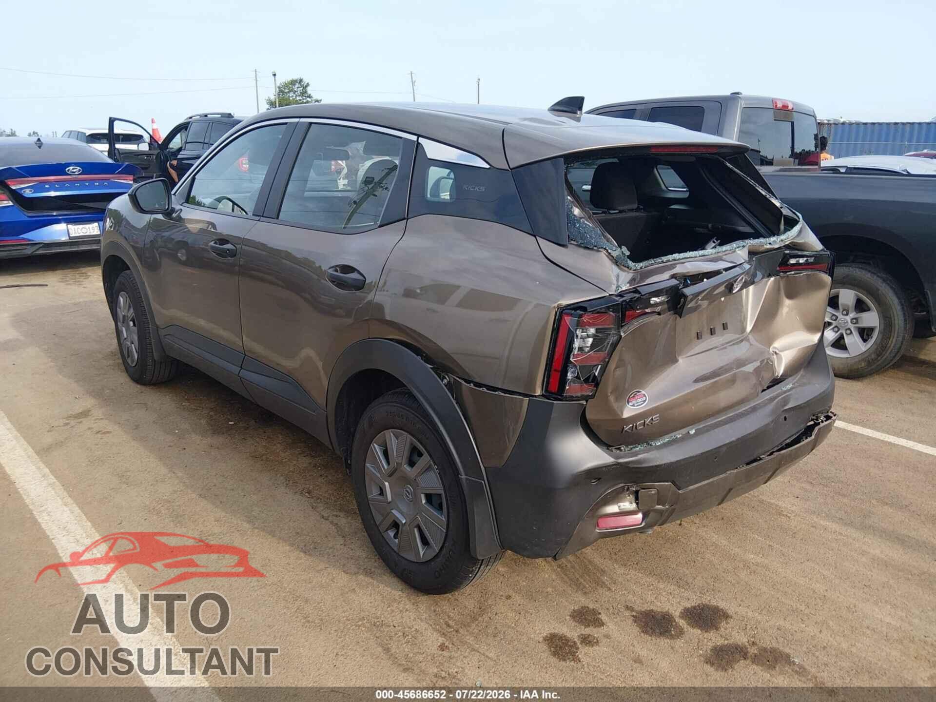 NISSAN KICKS 2026 - 3N8AP6BE2TL347322