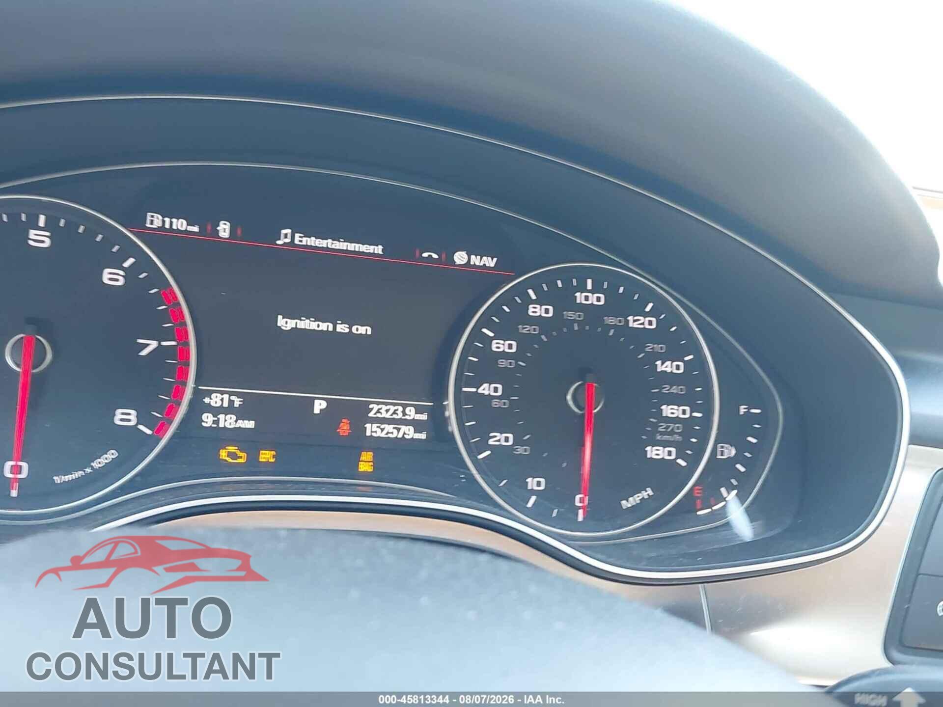 AUDI A7 2012 - WAU2GAFC2CN089019