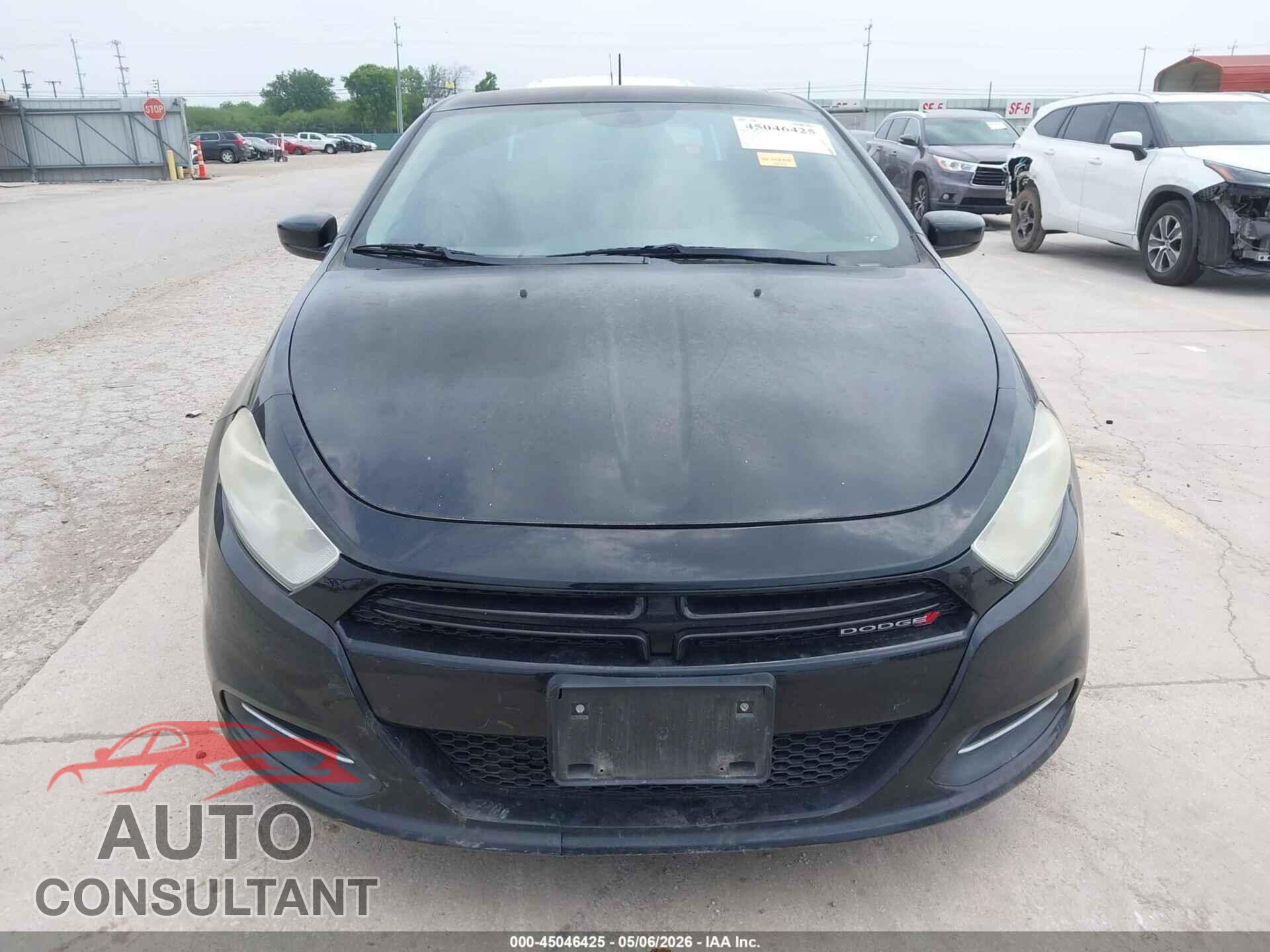 DODGE DART 2016 - 1C3CDFAA2GD531557