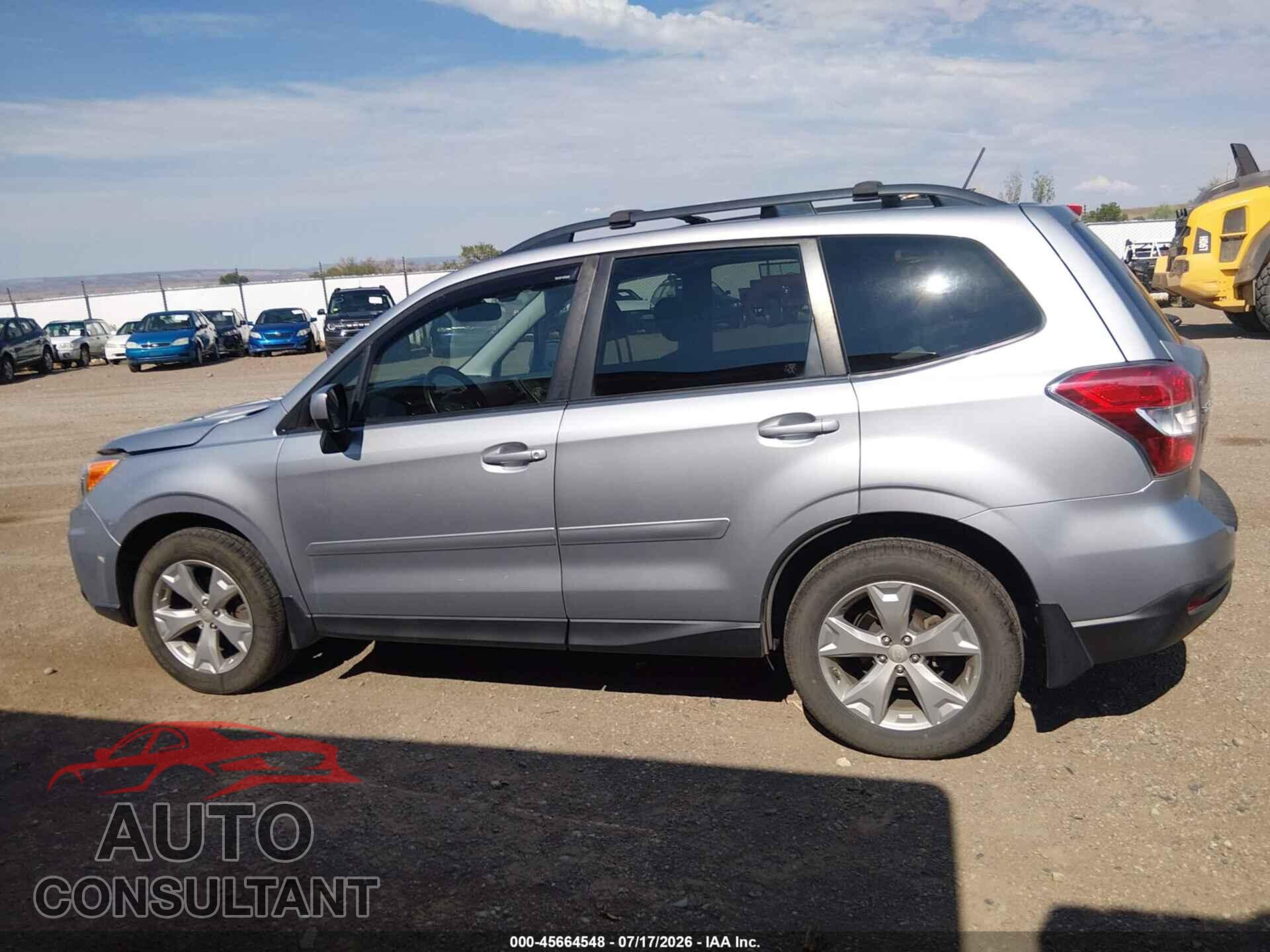 SUBARU FORESTER 2015 - JF2SJAFC7FH584891