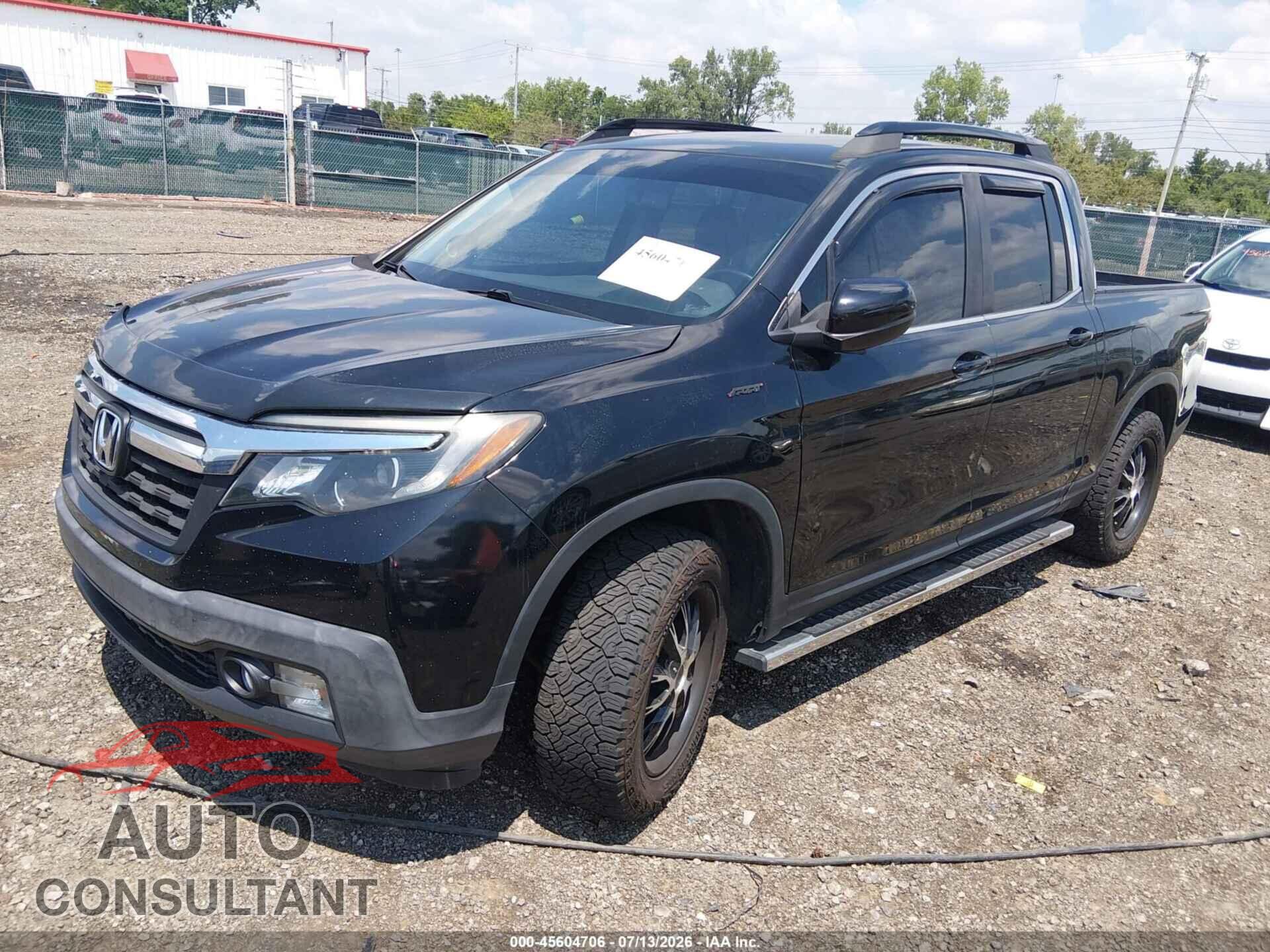 HONDA RIDGELINE 2017 - 5FPYK3F61HB013077