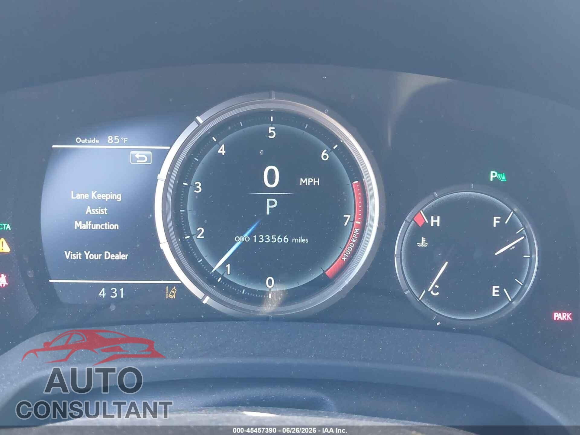 LEXUS RX 350 2016 - 2T2BZMCA8GC008675