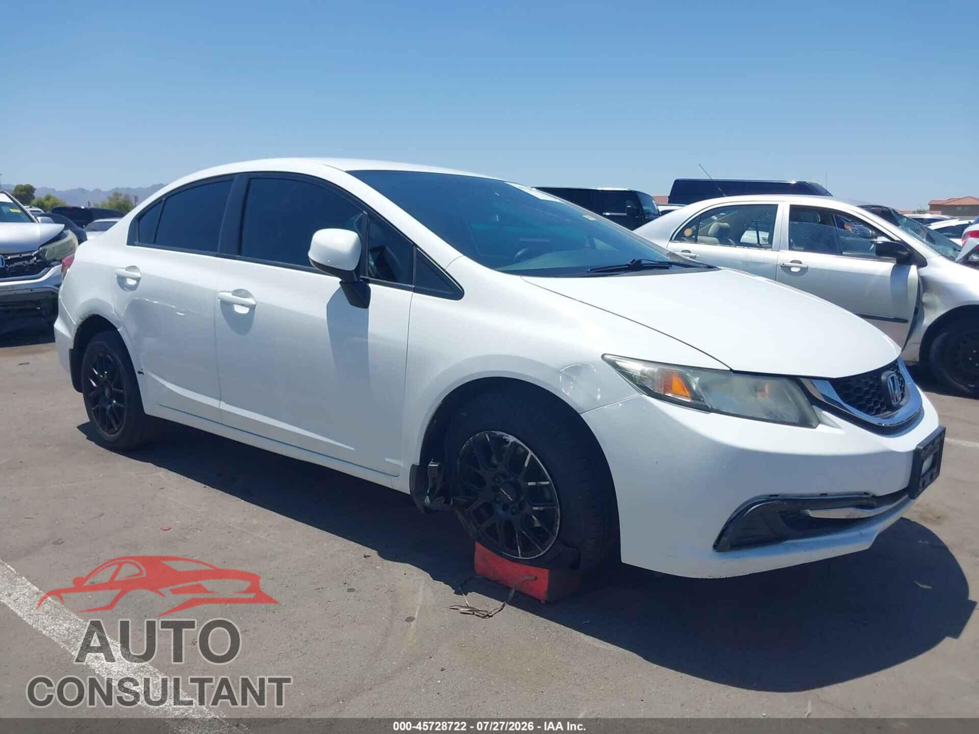 HONDA CIVIC 2013 - 2HGFB2F57DH522064