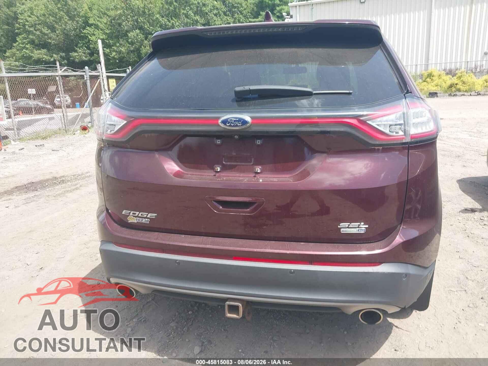 FORD EDGE 2017 - 2FMPK4J97HBB08036