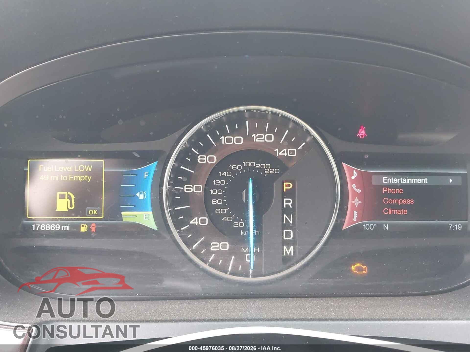 FORD EDGE 2011 - 2FMDK3KC3BBA97647