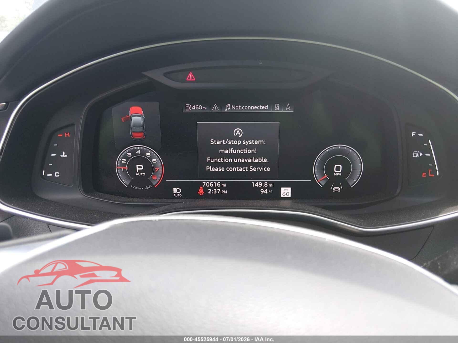 AUDI A6 2019 - WAUL2AF29KN097885