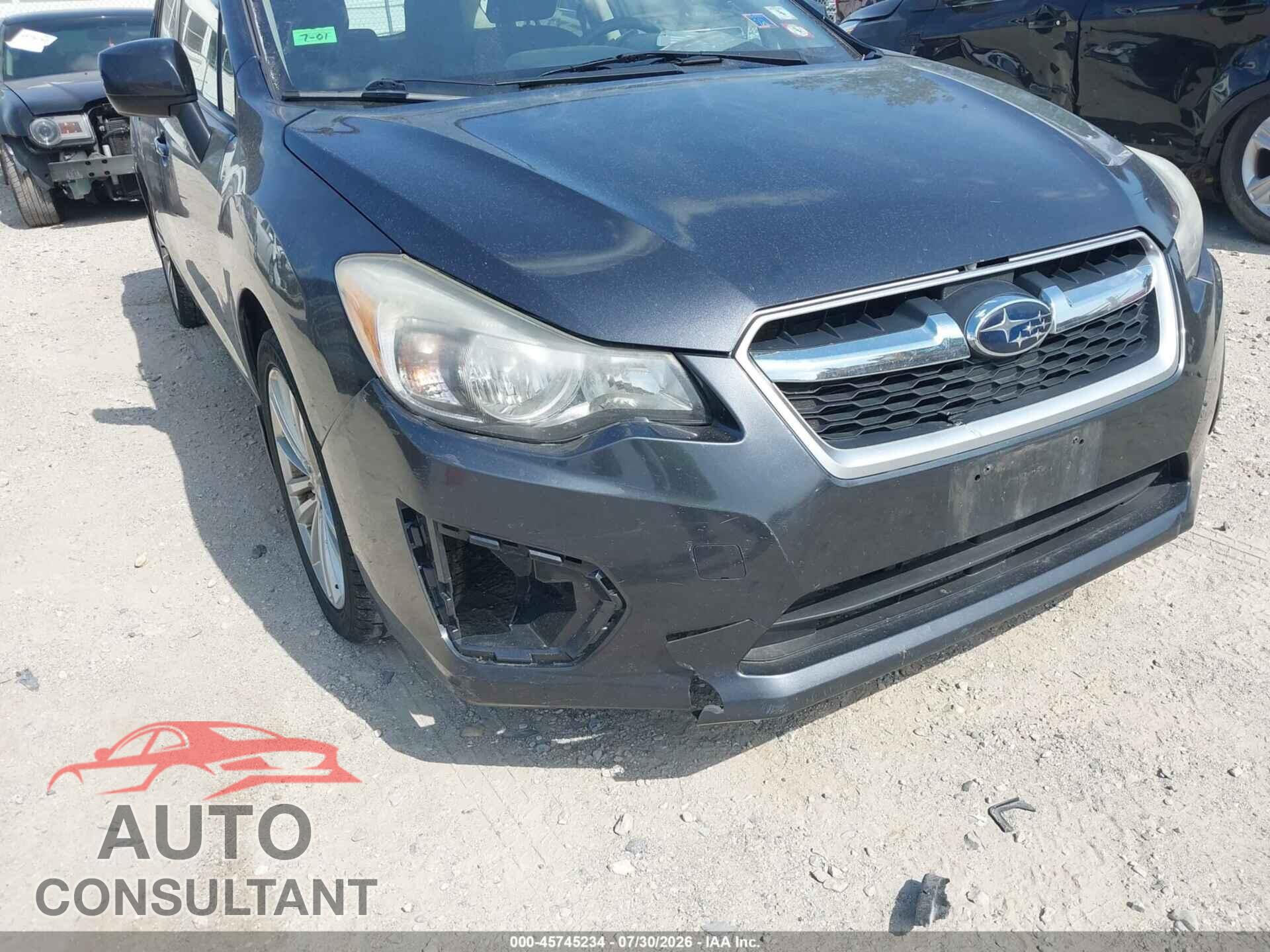 SUBARU IMPREZA 2012 - JF1GPAD65CG242539