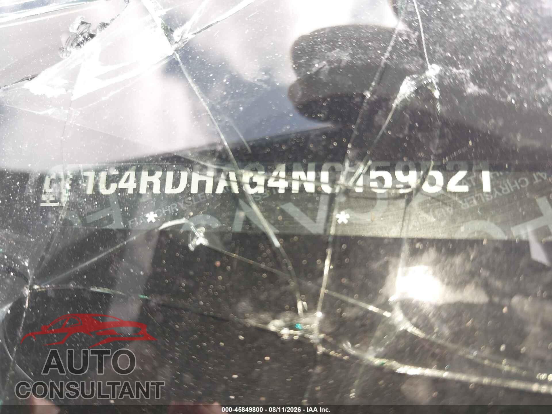 DODGE DURANGO 2022 - 1C4RDHAG4NC159521