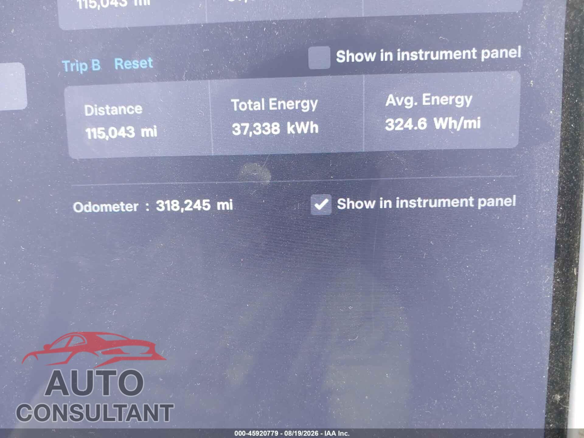 TESLA MODEL S 2015 - 5YJSA1S20FF087919