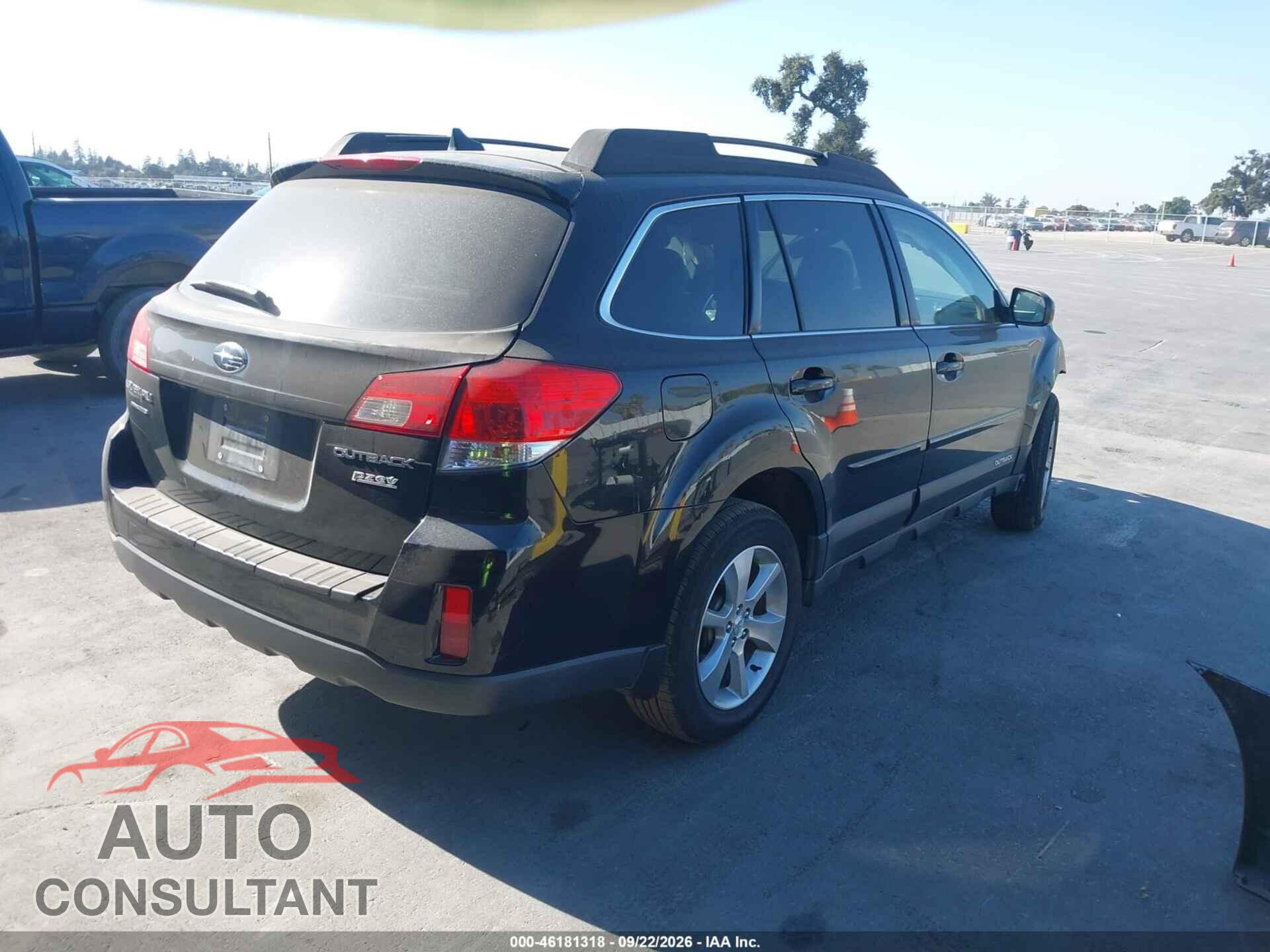SUBARU OUTBACK 2014 - 4S4BRBLC2E3307283